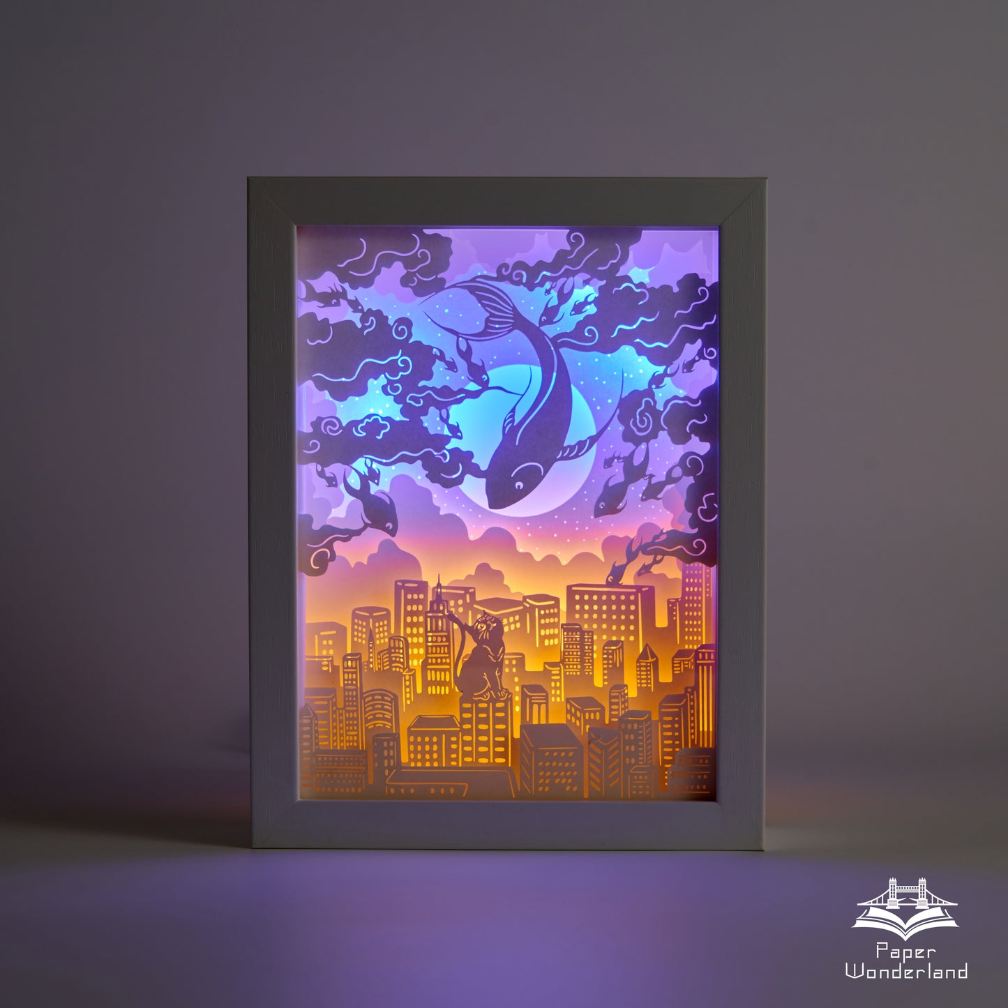 Paper Cut Light Box Paper Carving Light Box-6