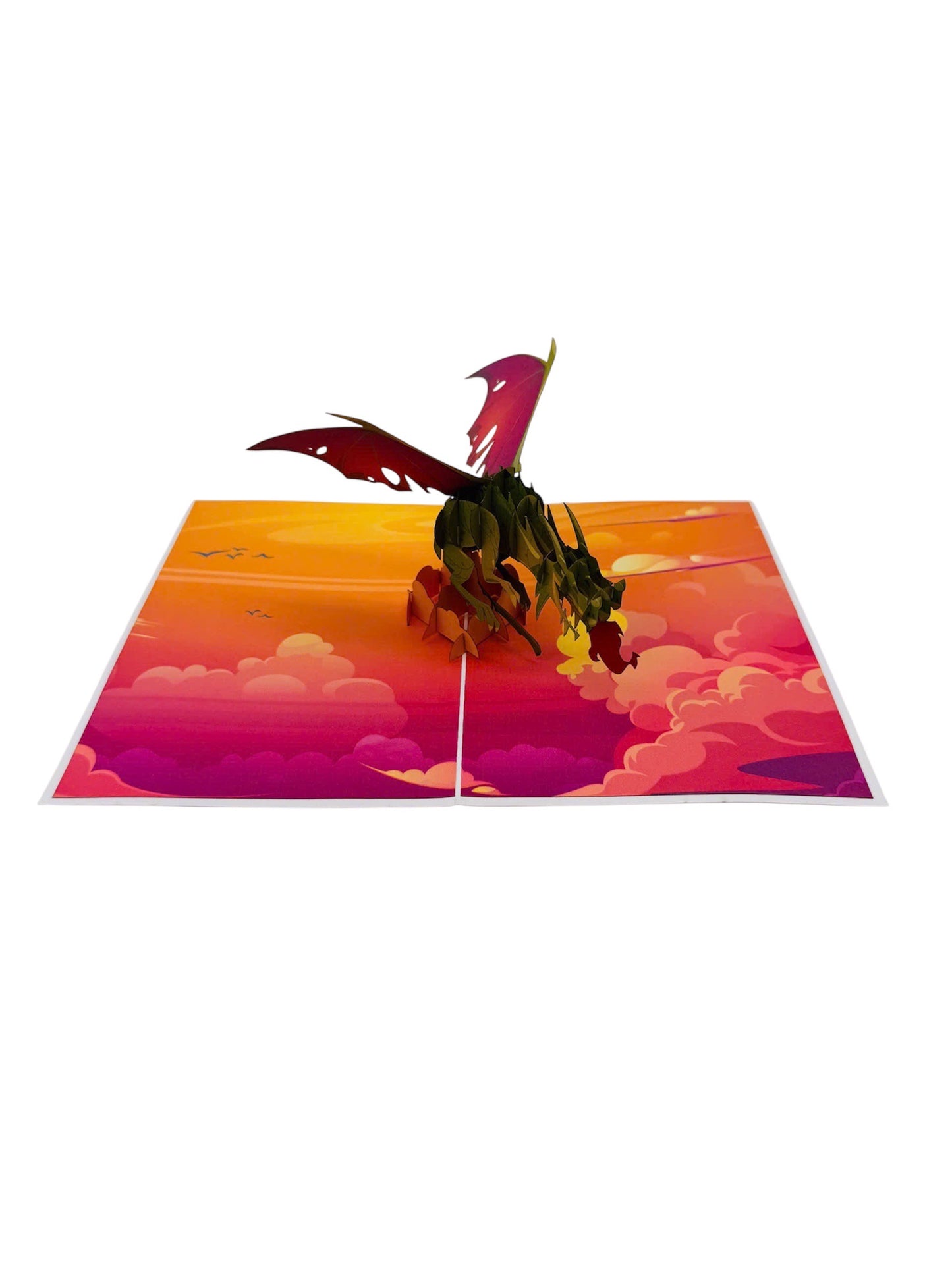 Fire Dragon Pop Up Card