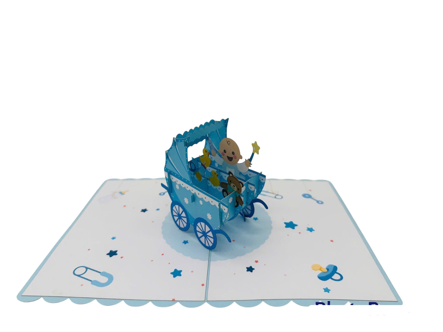 Baby Pram Pop Up Cards