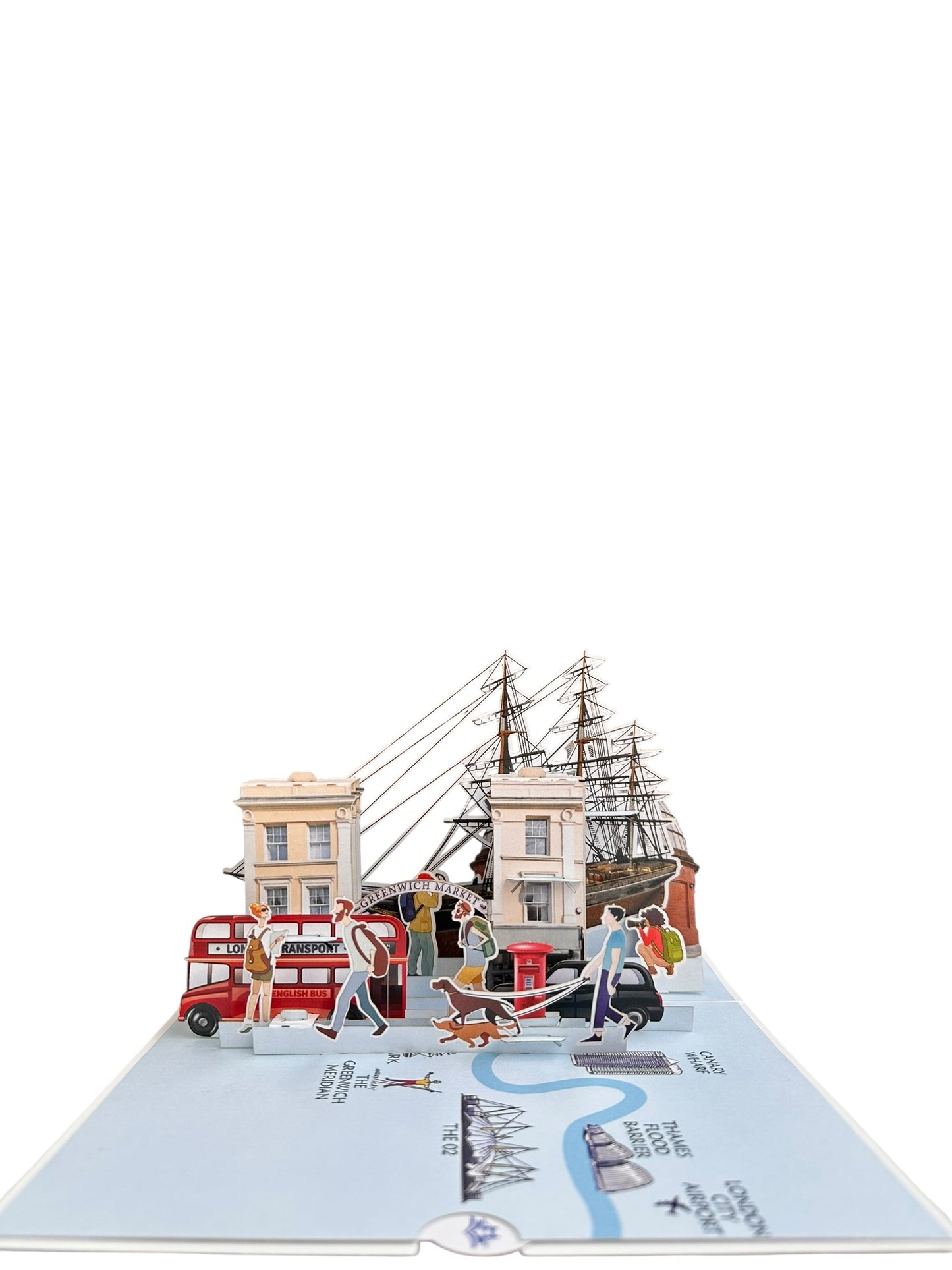 Greenwich market pop up card