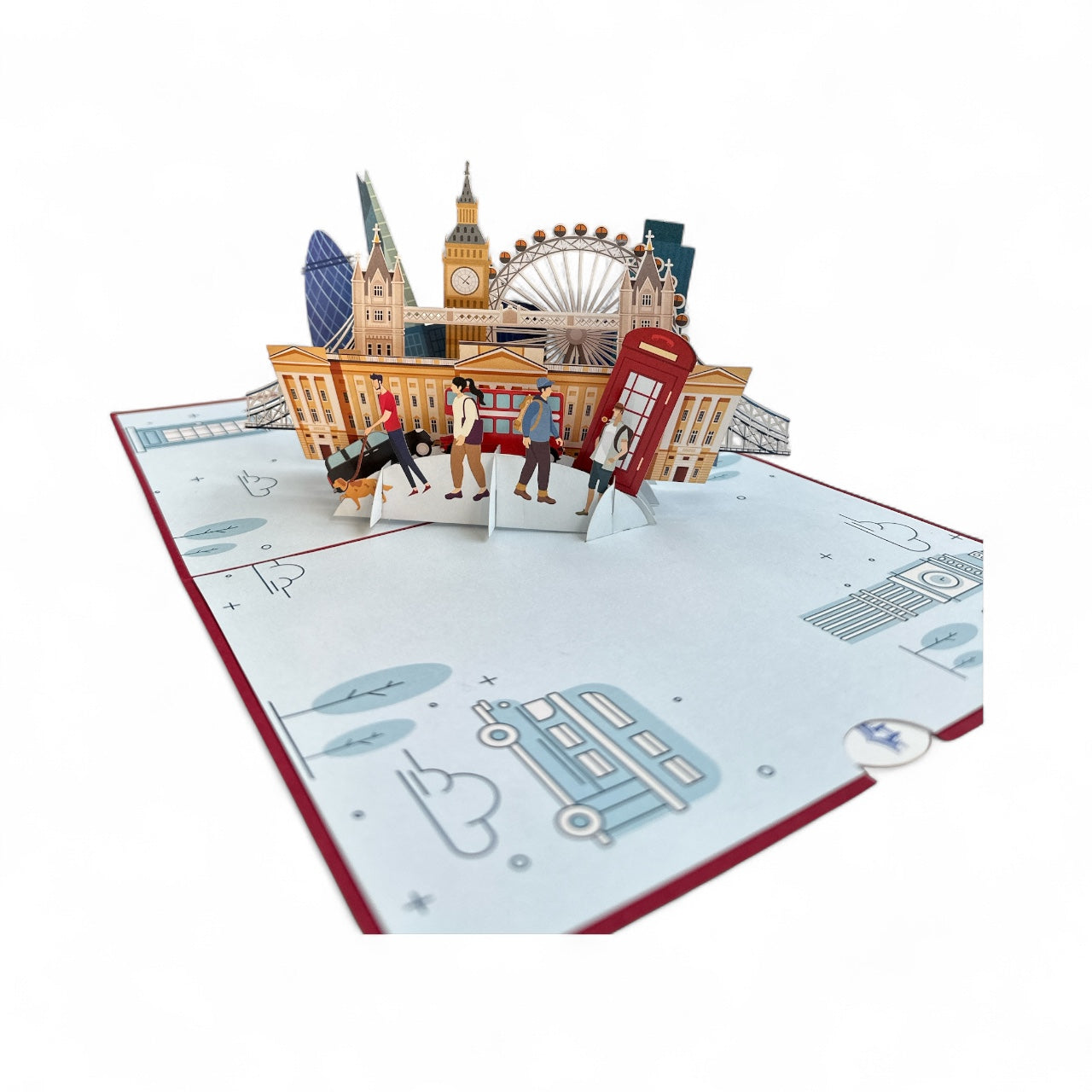 London skyline Pop Up Card