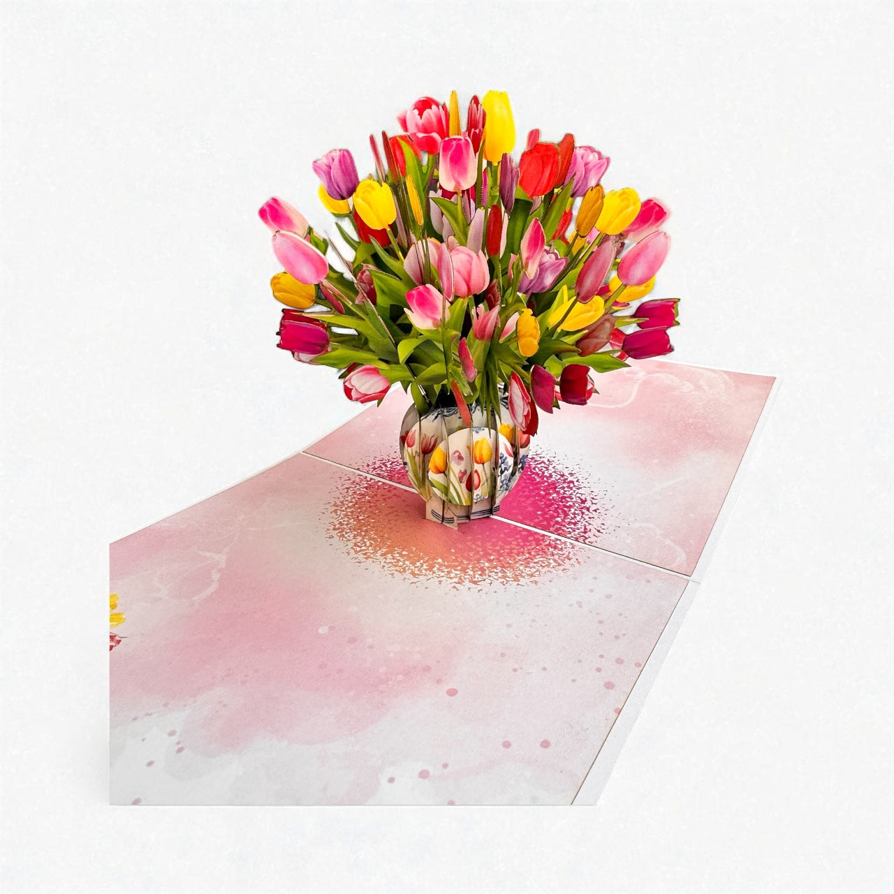 Tulips Bouquet Pop Up Card