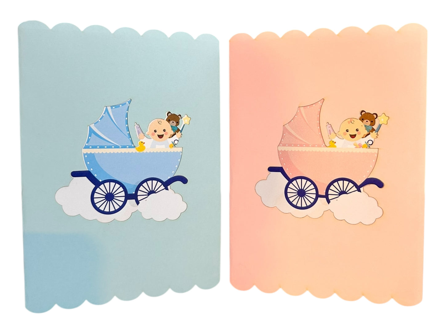 Baby Pram Pop Up Cards