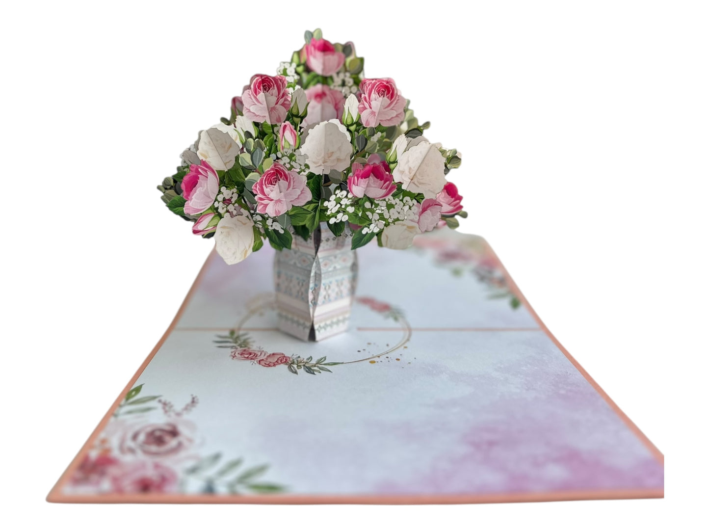 Flower pop up card