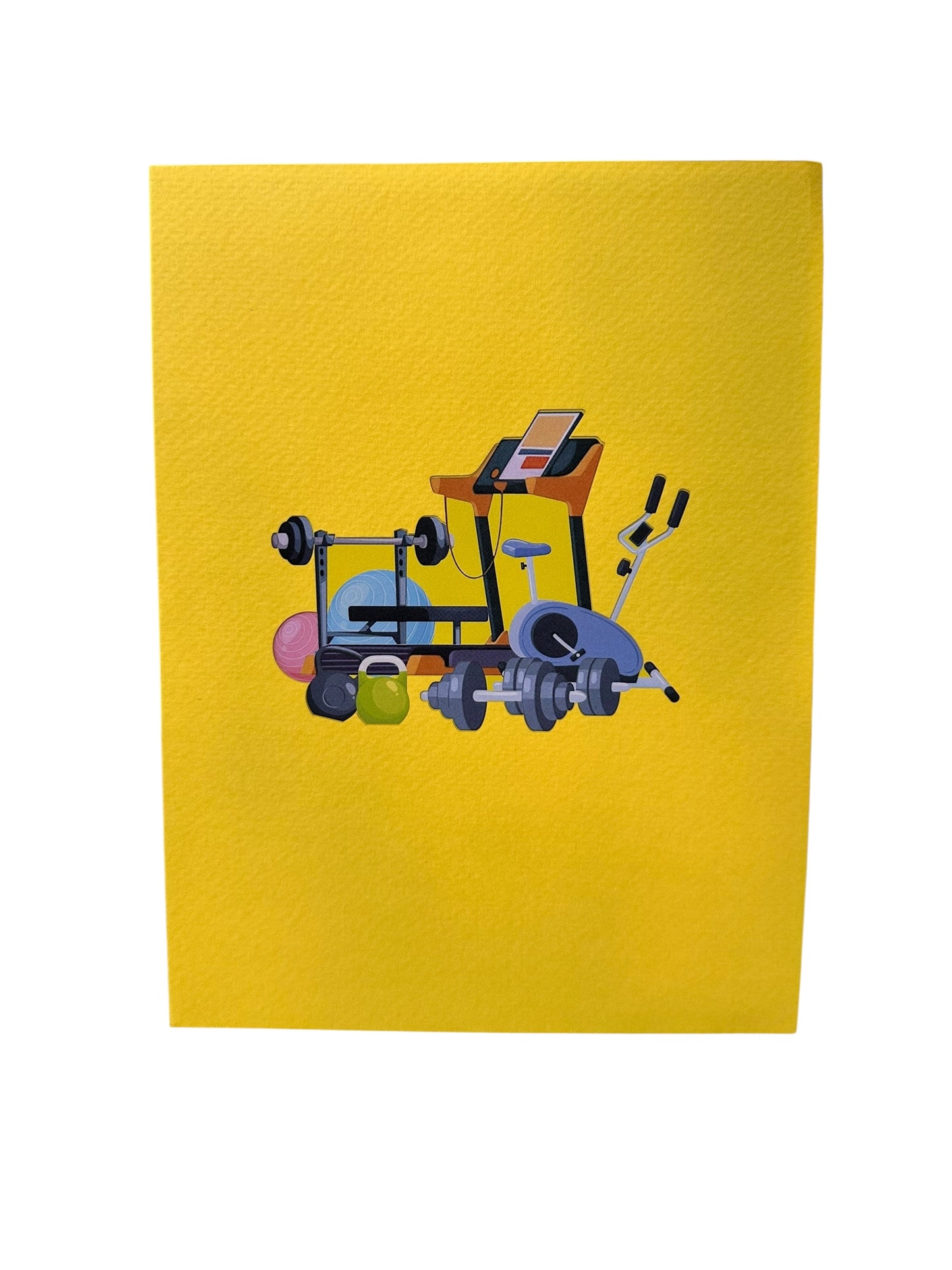 3D Gym Pop Up Card