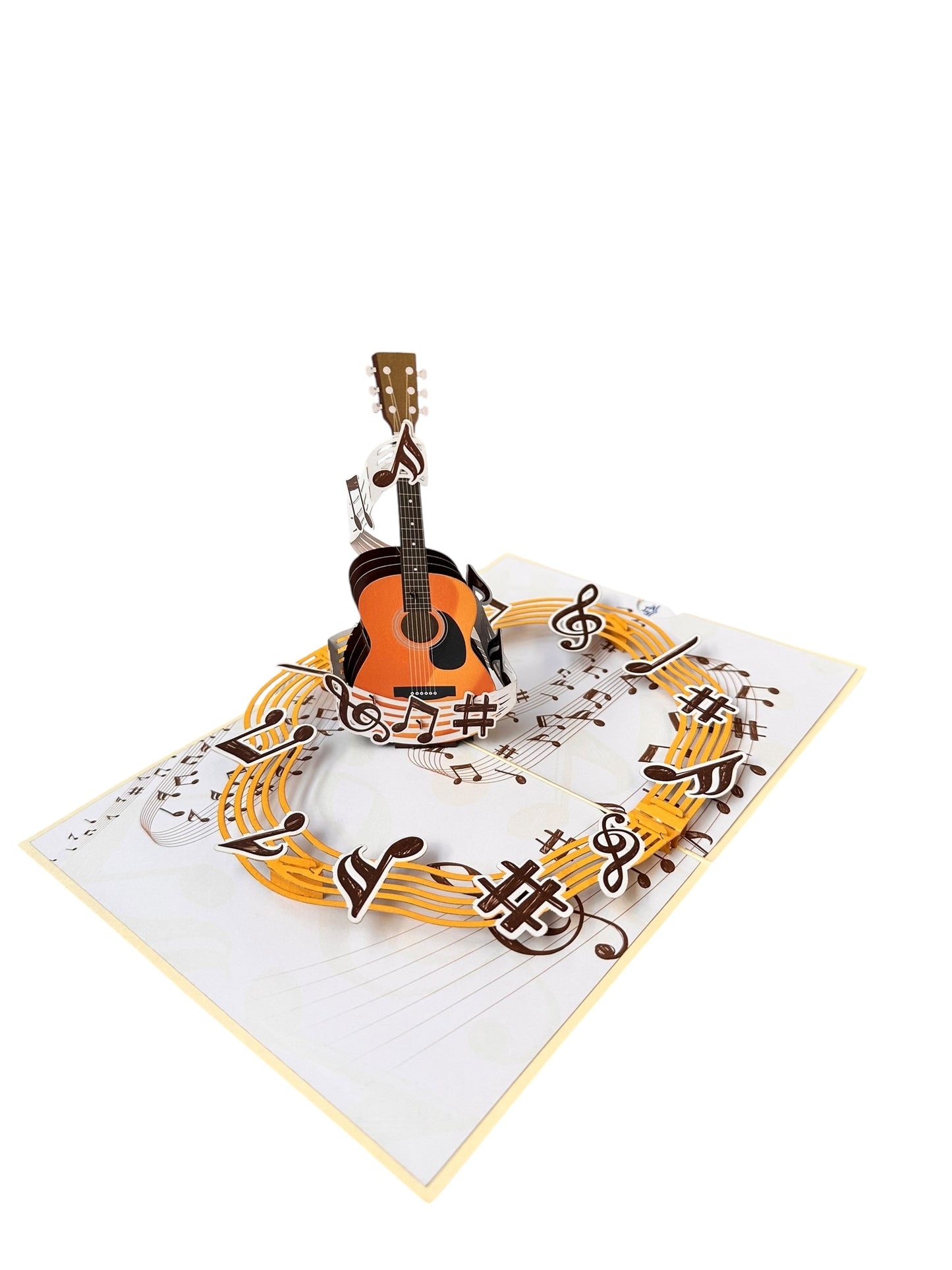 Guitar Pop Up Card