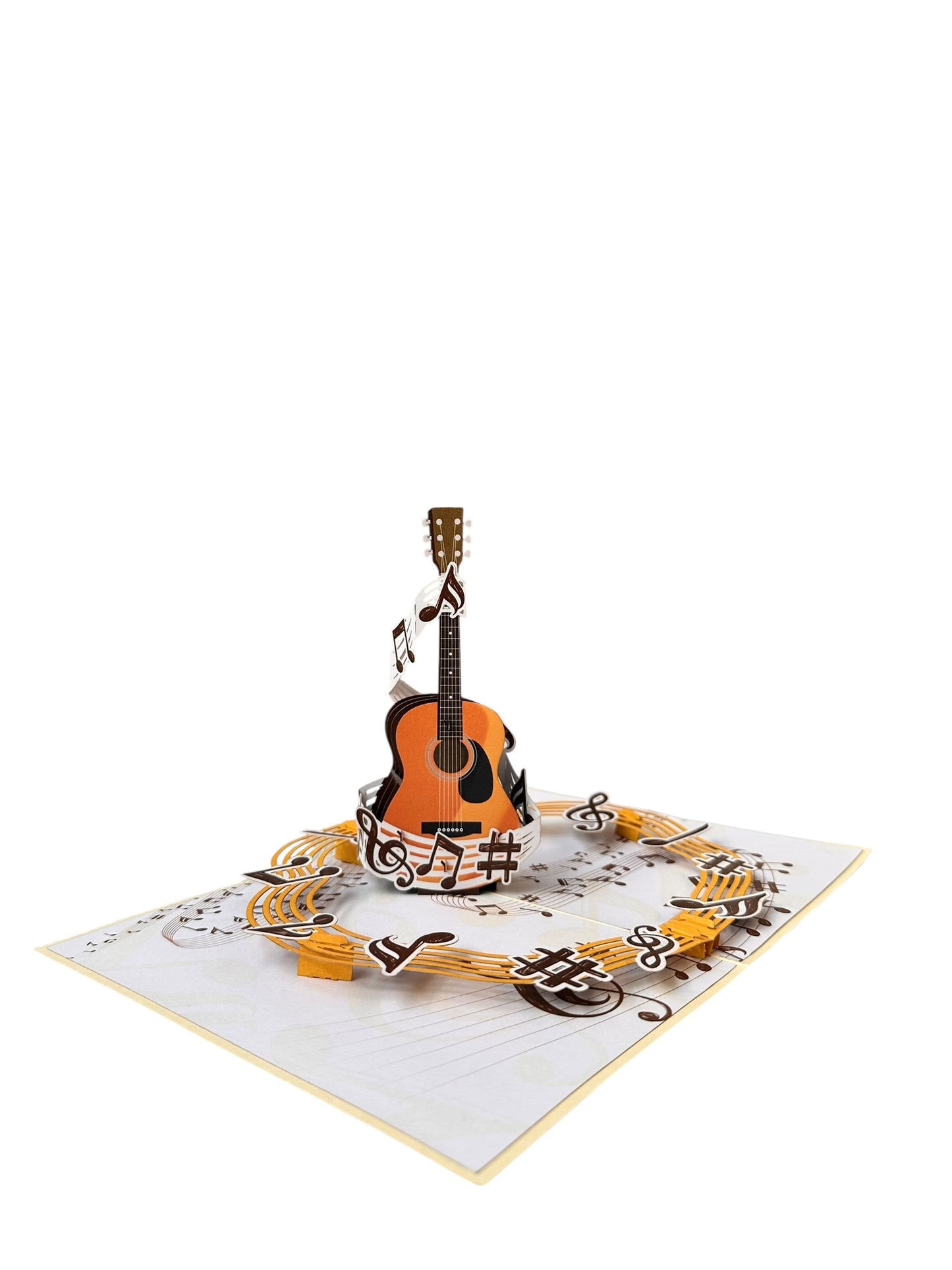 Guitar Pop Up Card