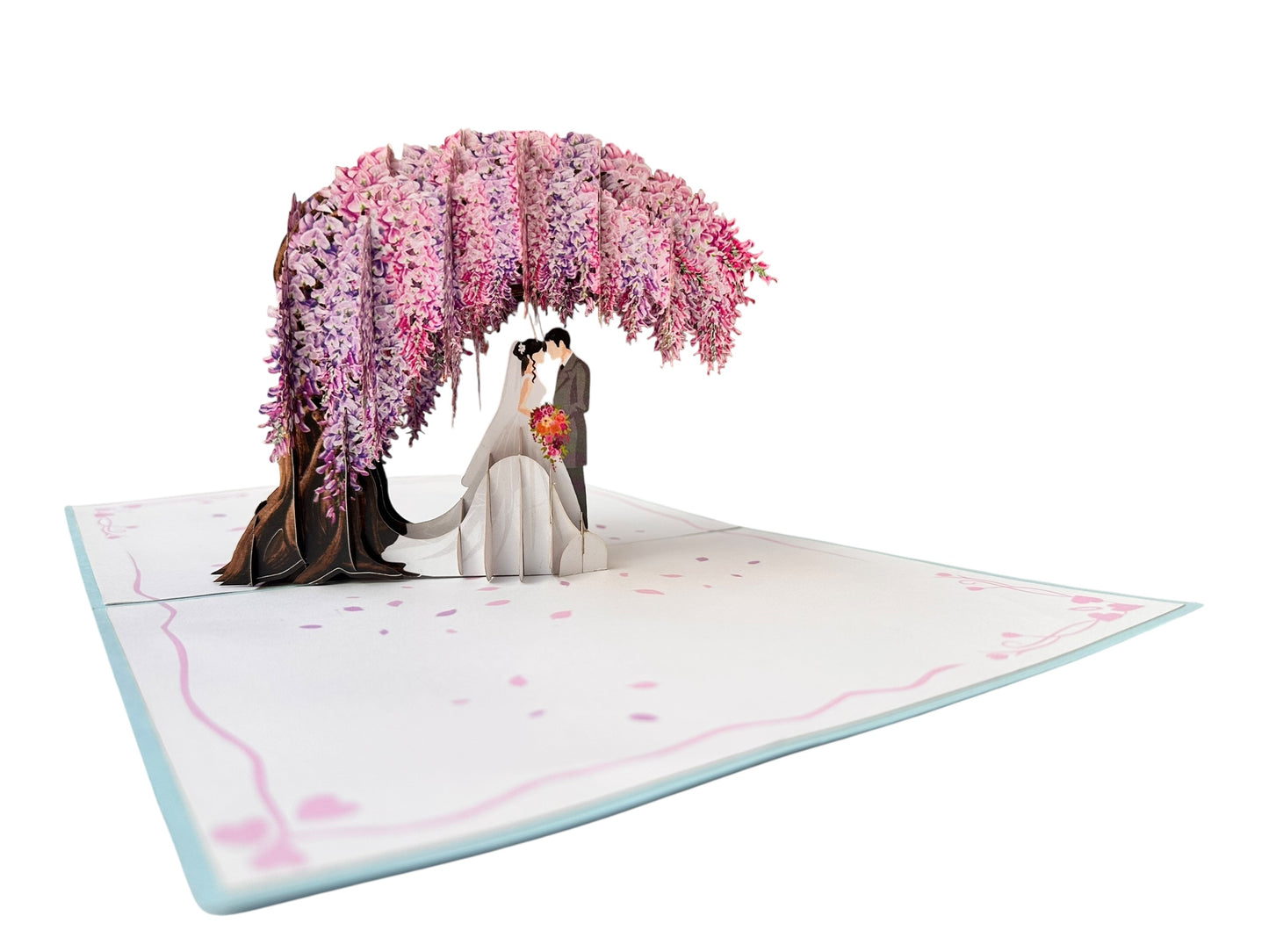 3D Wedding couples Pop Up Card