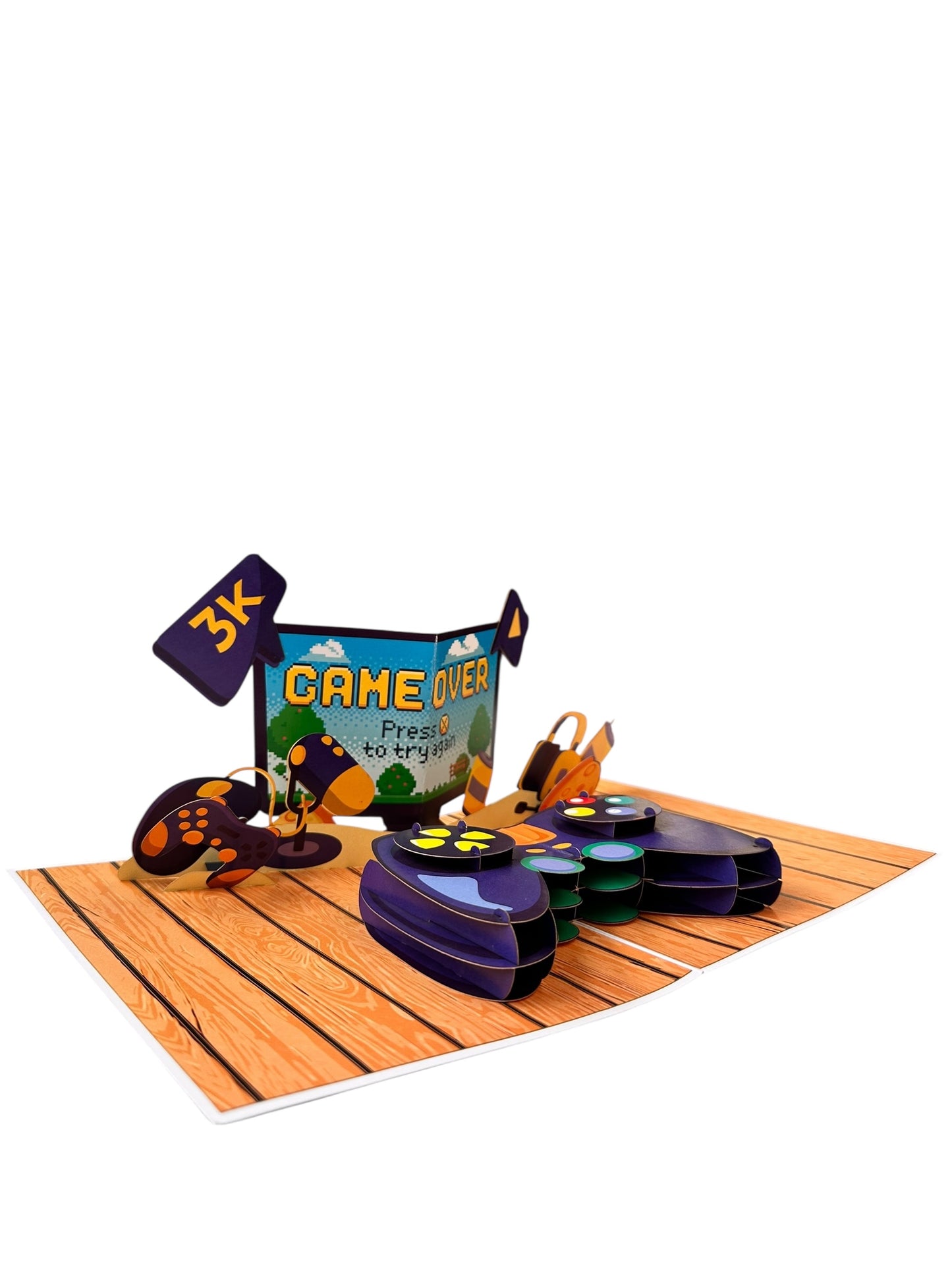 3D Game controller Pop Up Card