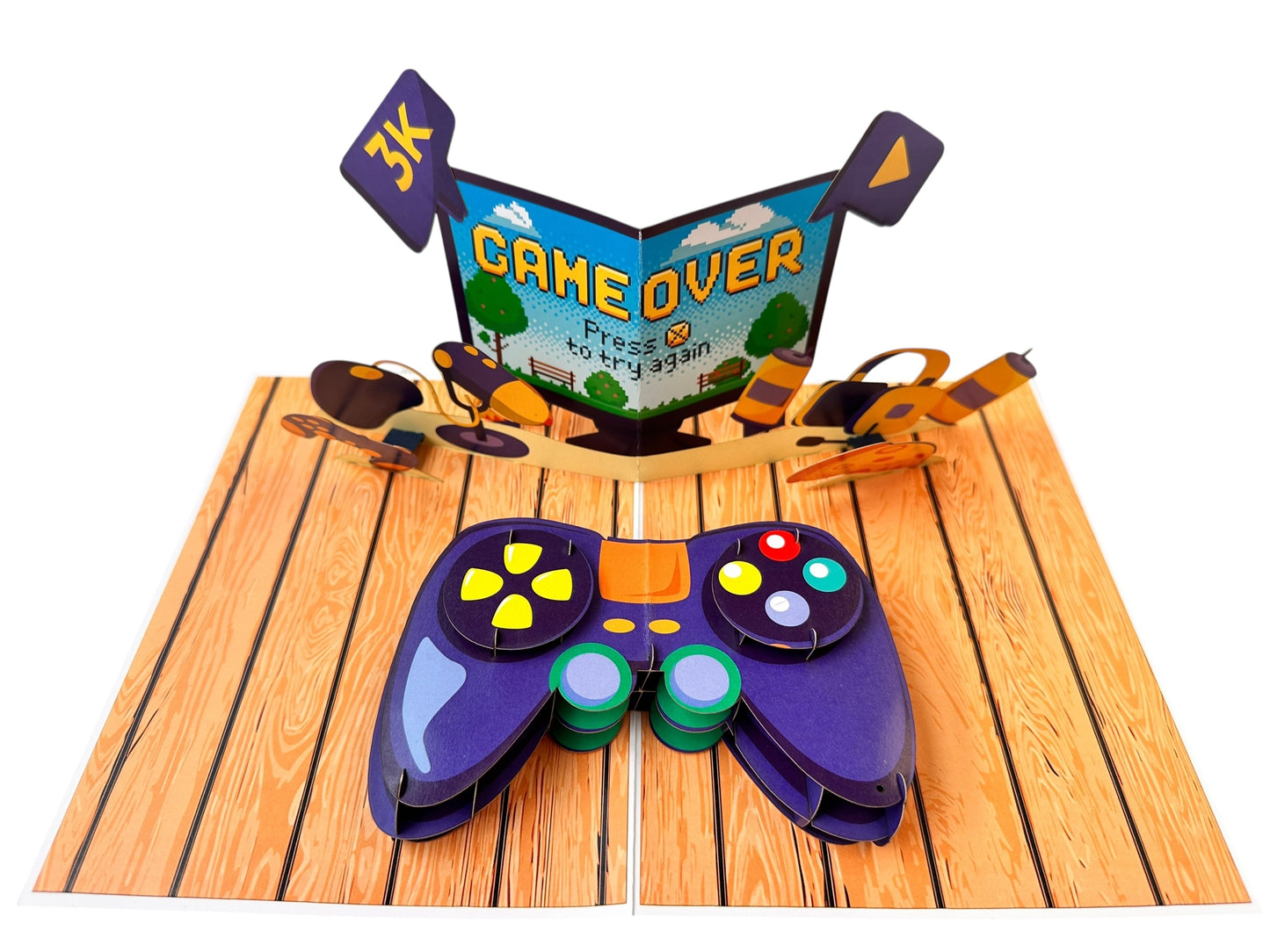3D Game controller Pop Up Card