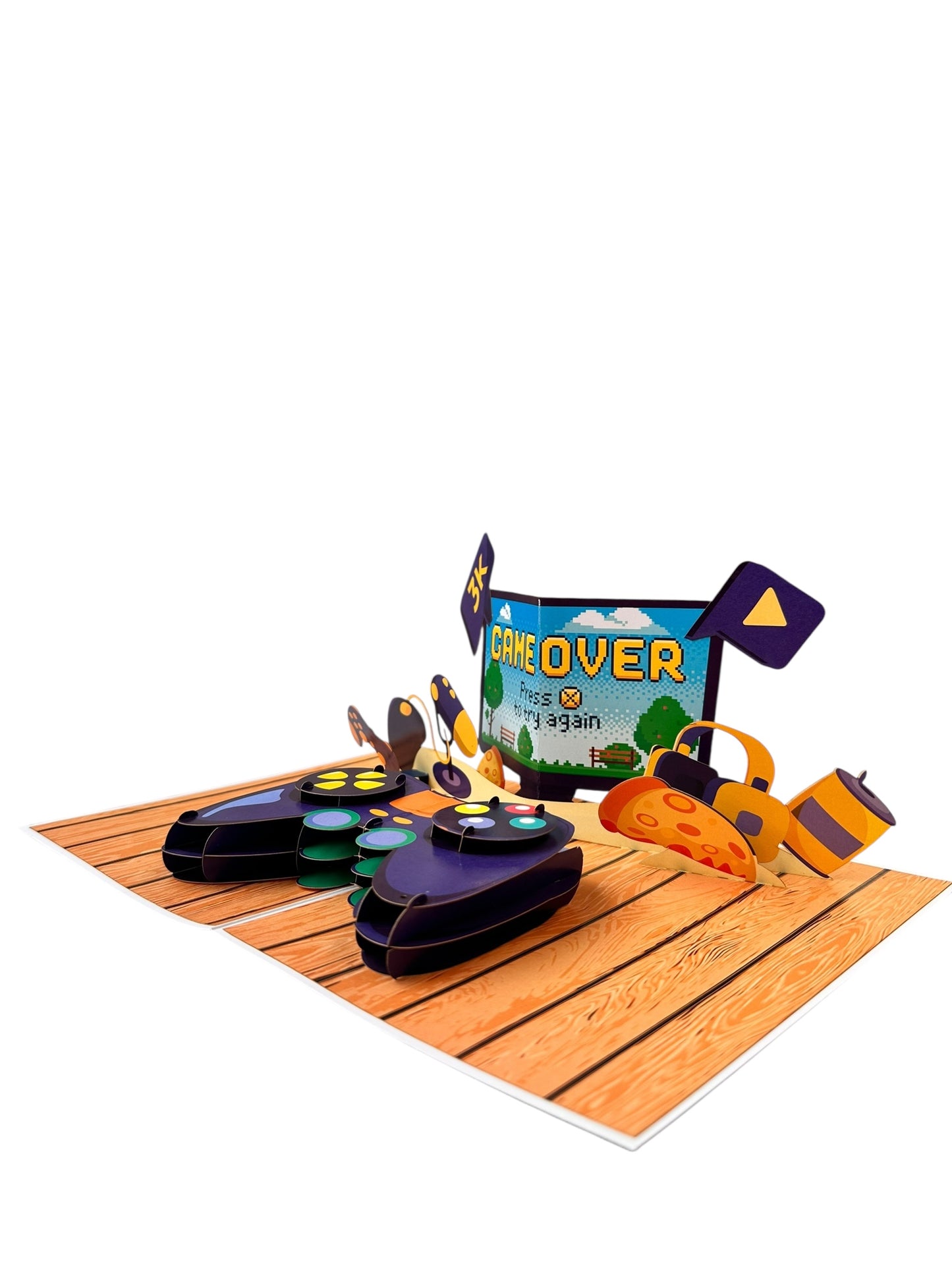 3D Game controller Pop Up Card
