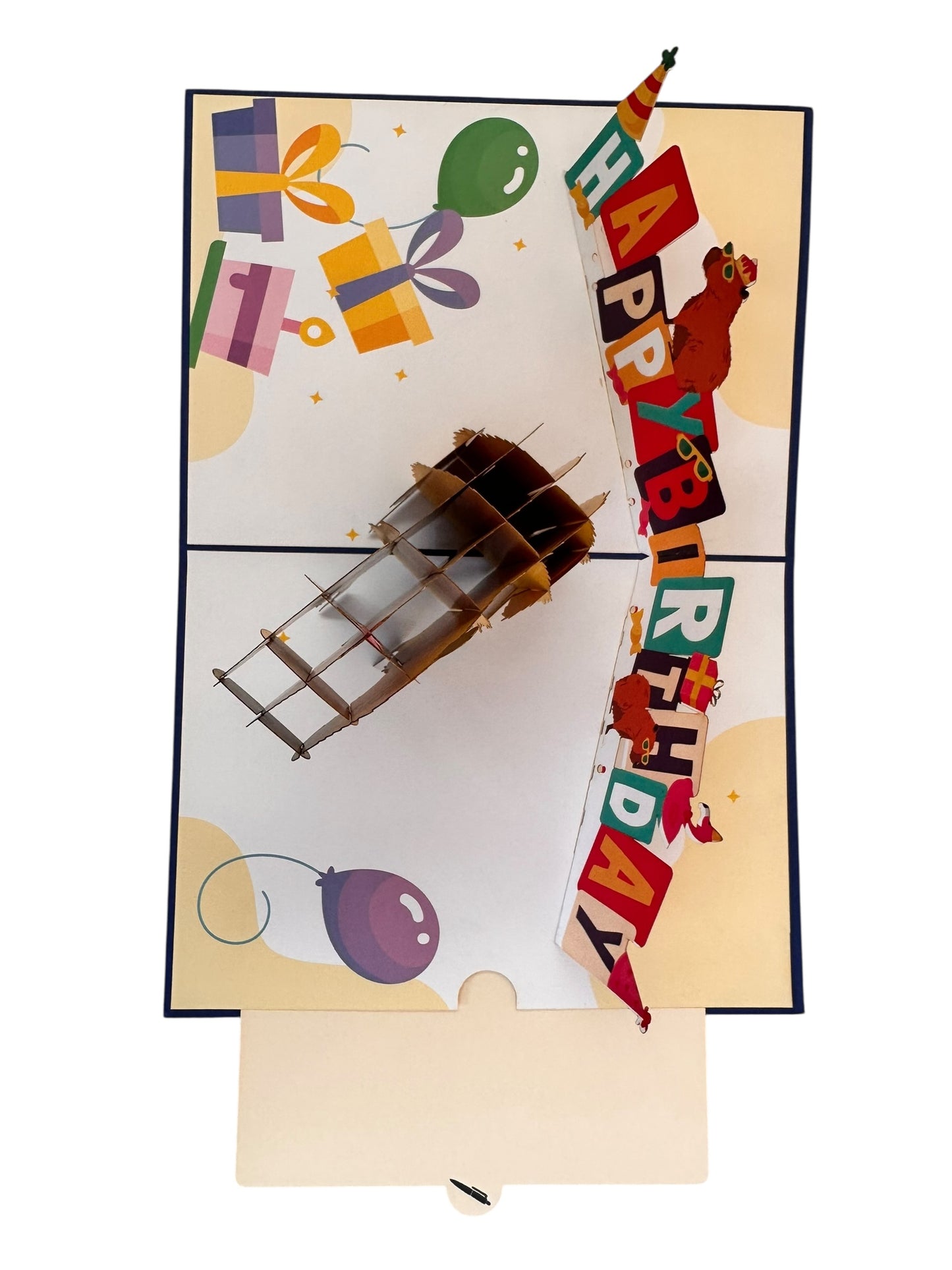 Capybara Birthday Pop-Up Card