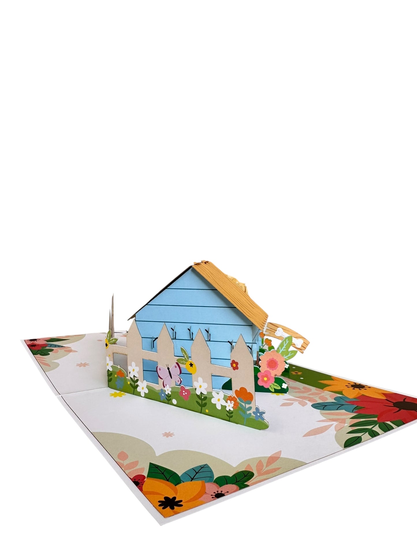 Golden Retriever Pop-Up Card