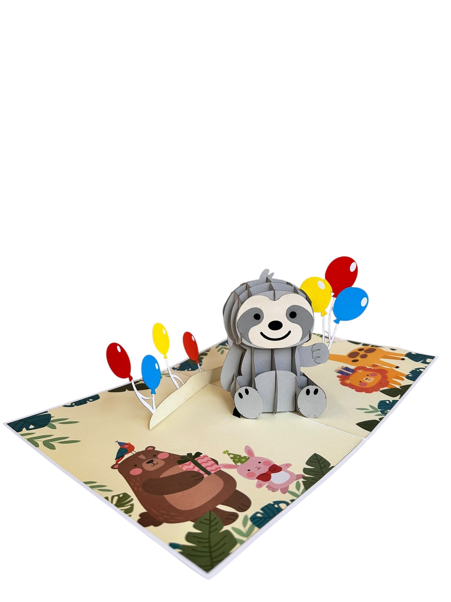 Sloth Birthday Pop-Up Card