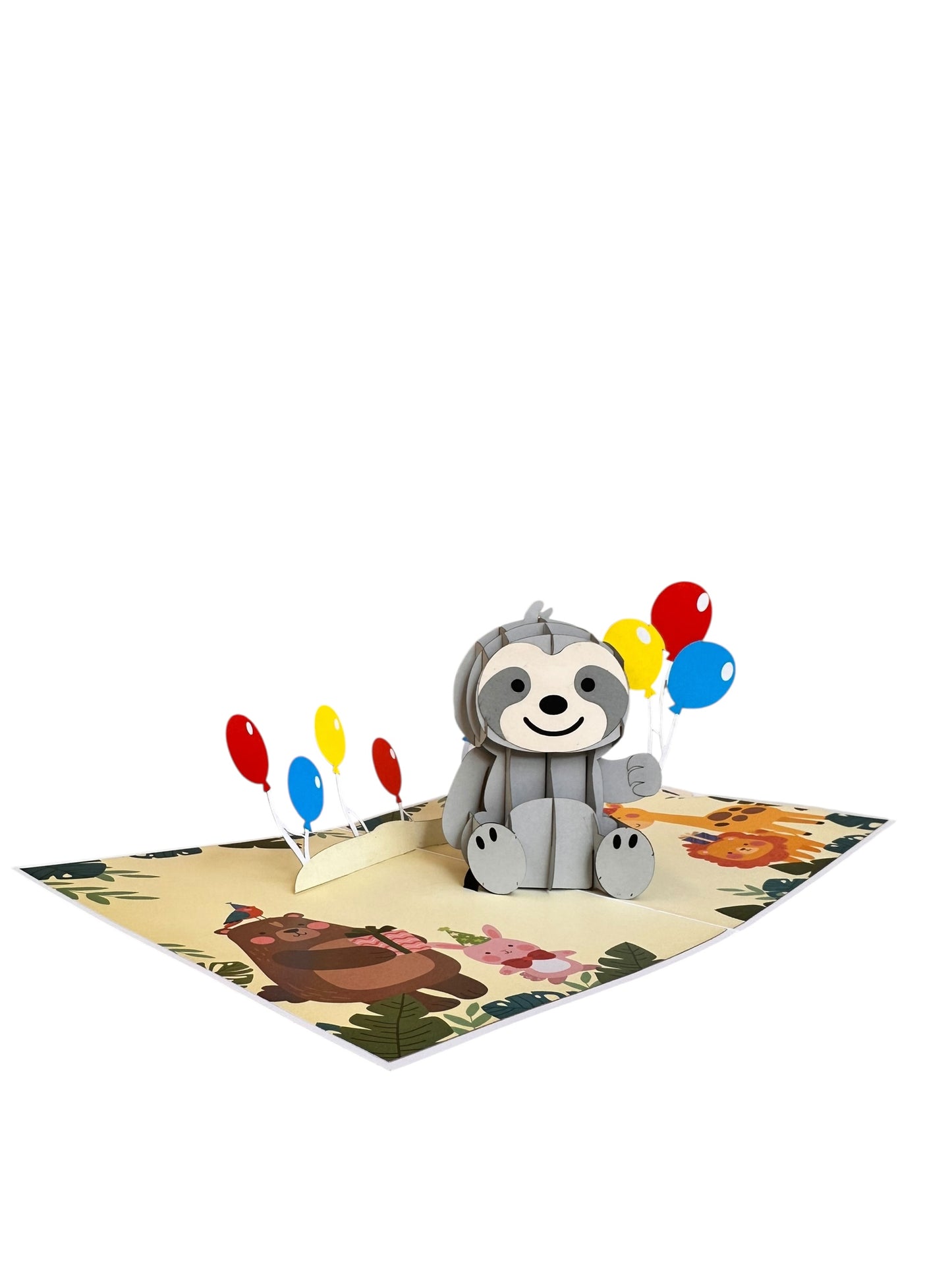 Sloth Birthday Pop-Up Card