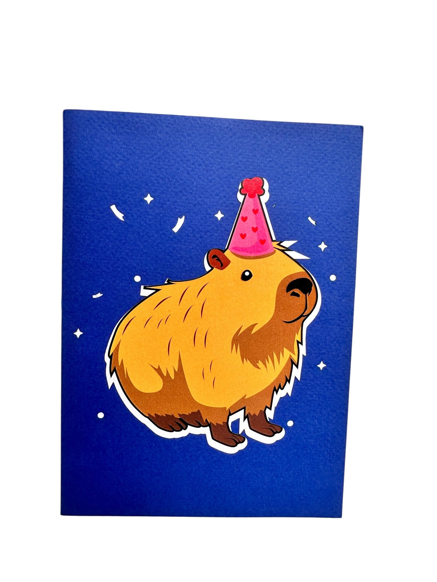 Capybara Birthday Pop-Up Card