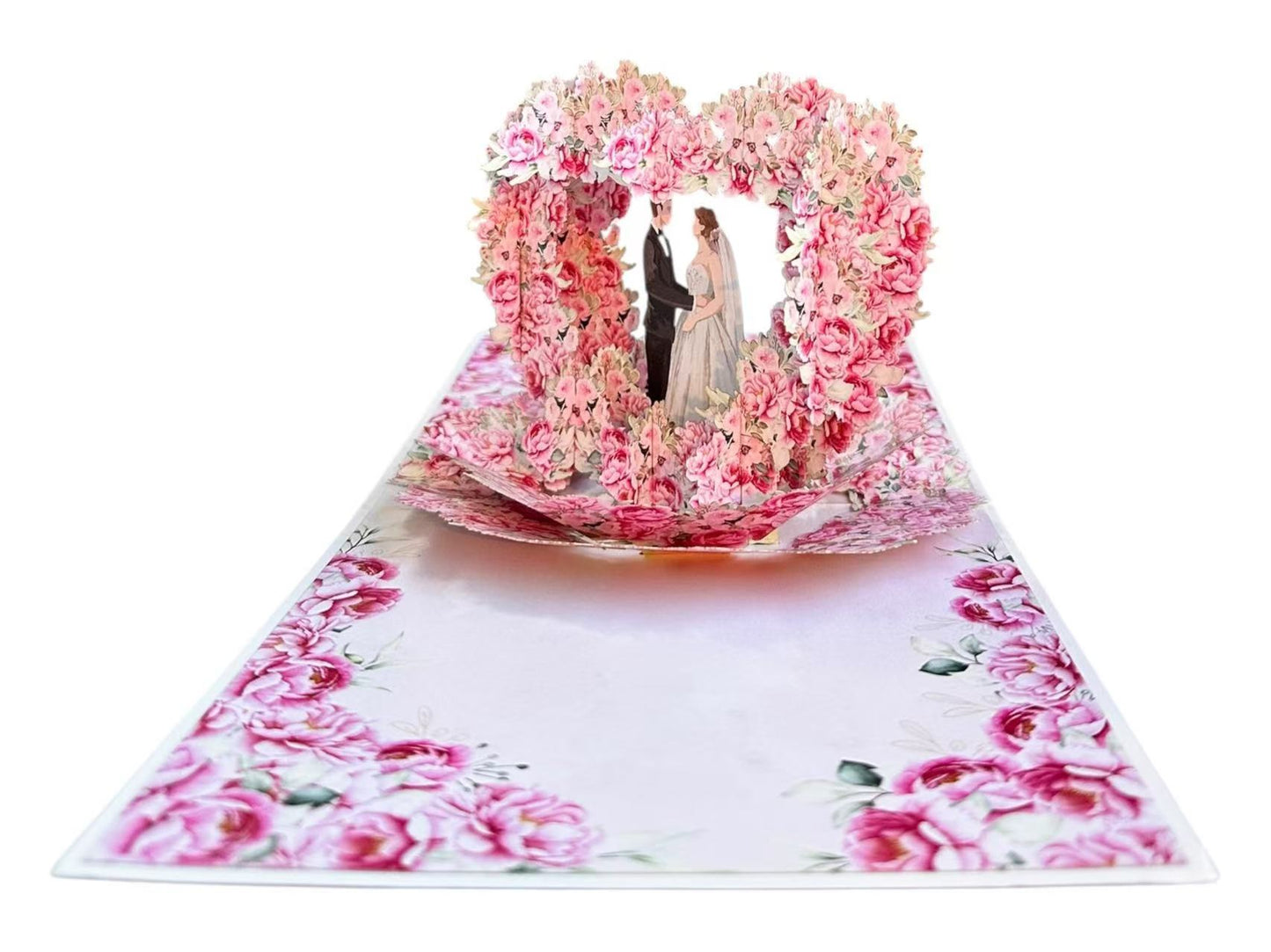 3D Wedding couples Pop Up Card