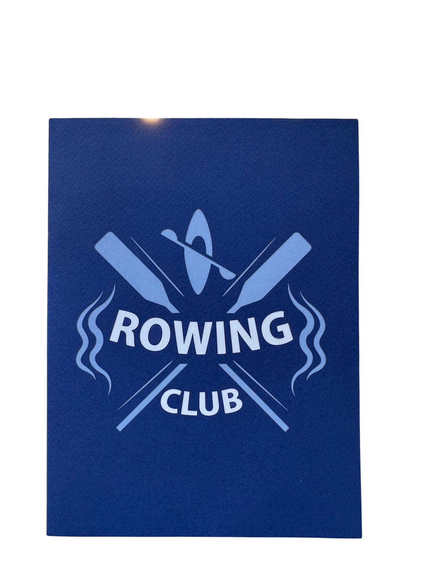 Rowing Pop-Up Card