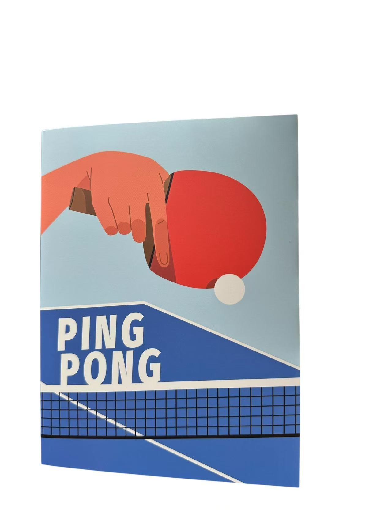 Table Tennis Pop Up Card