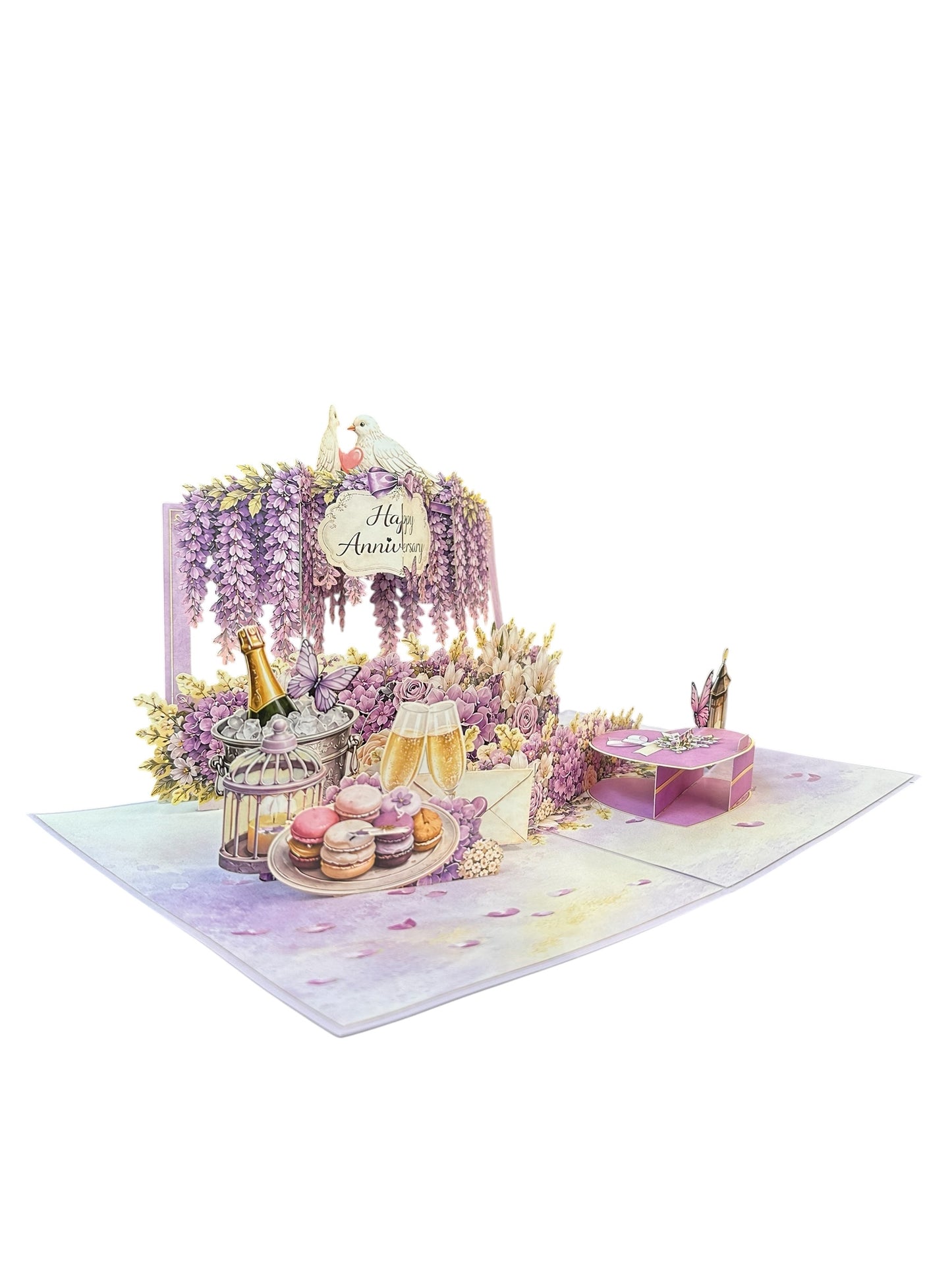 Wedding Anniversary with numbers Pop Up Card