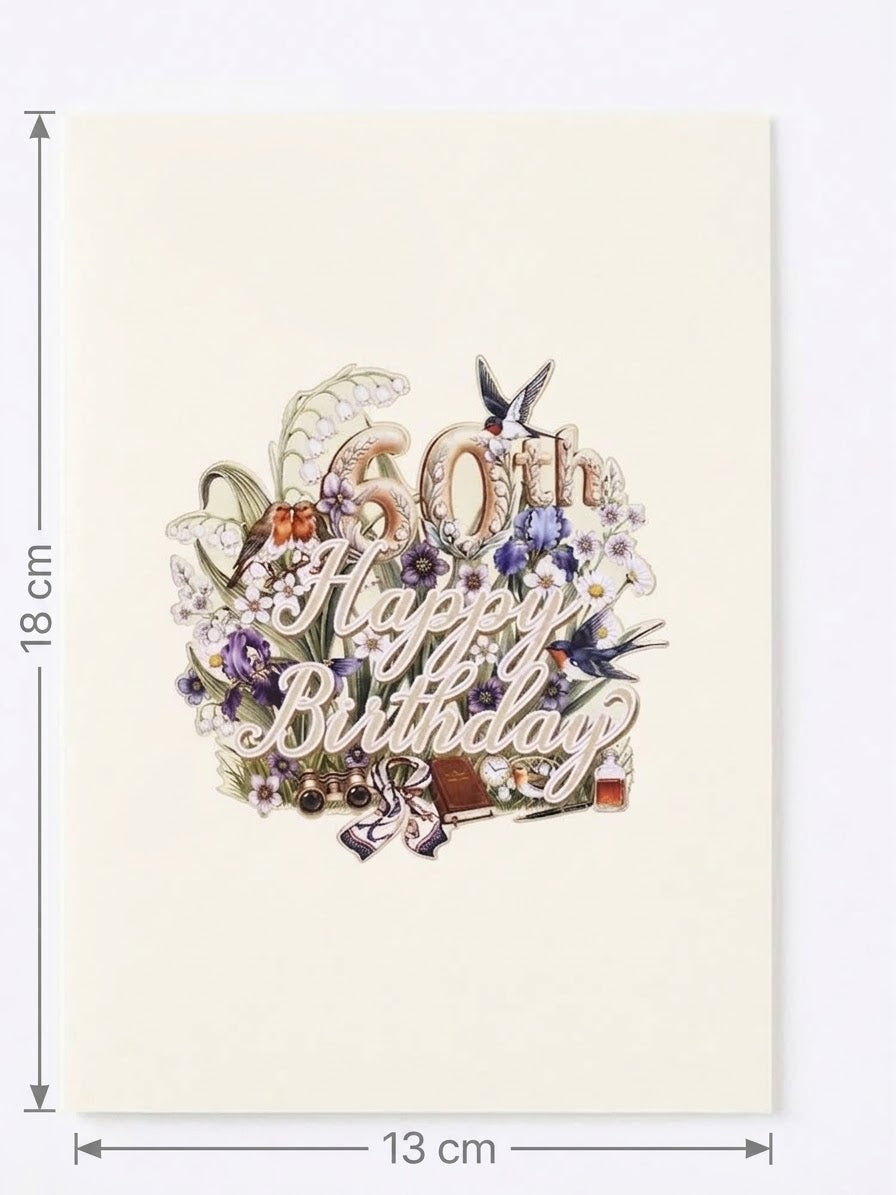 Milestone Birthday Pop Up Card
