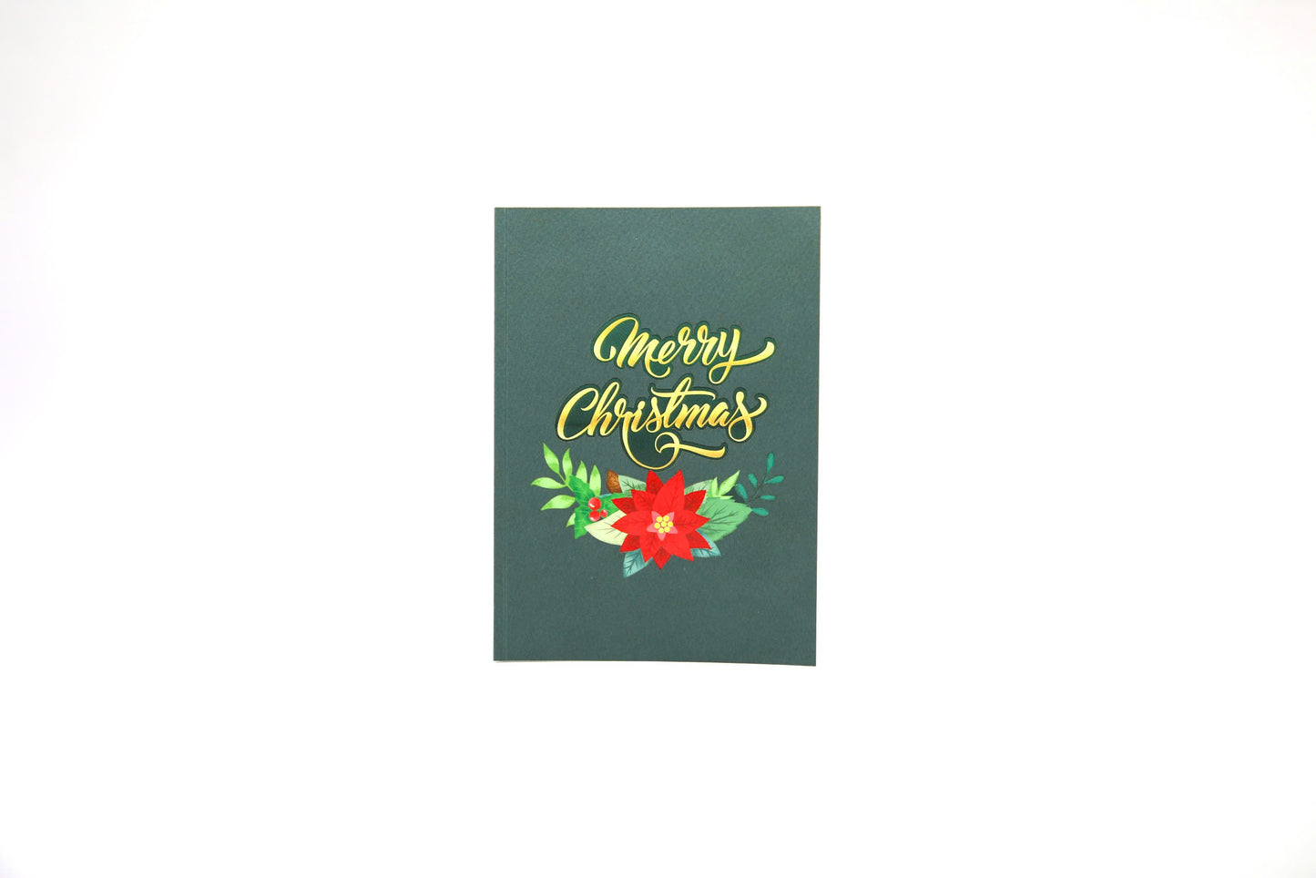 Christmas Poinsattia Wreath Pop Up Cards