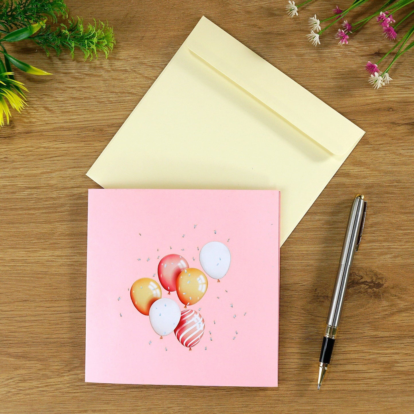Balloon Birthday Pop Up Cards