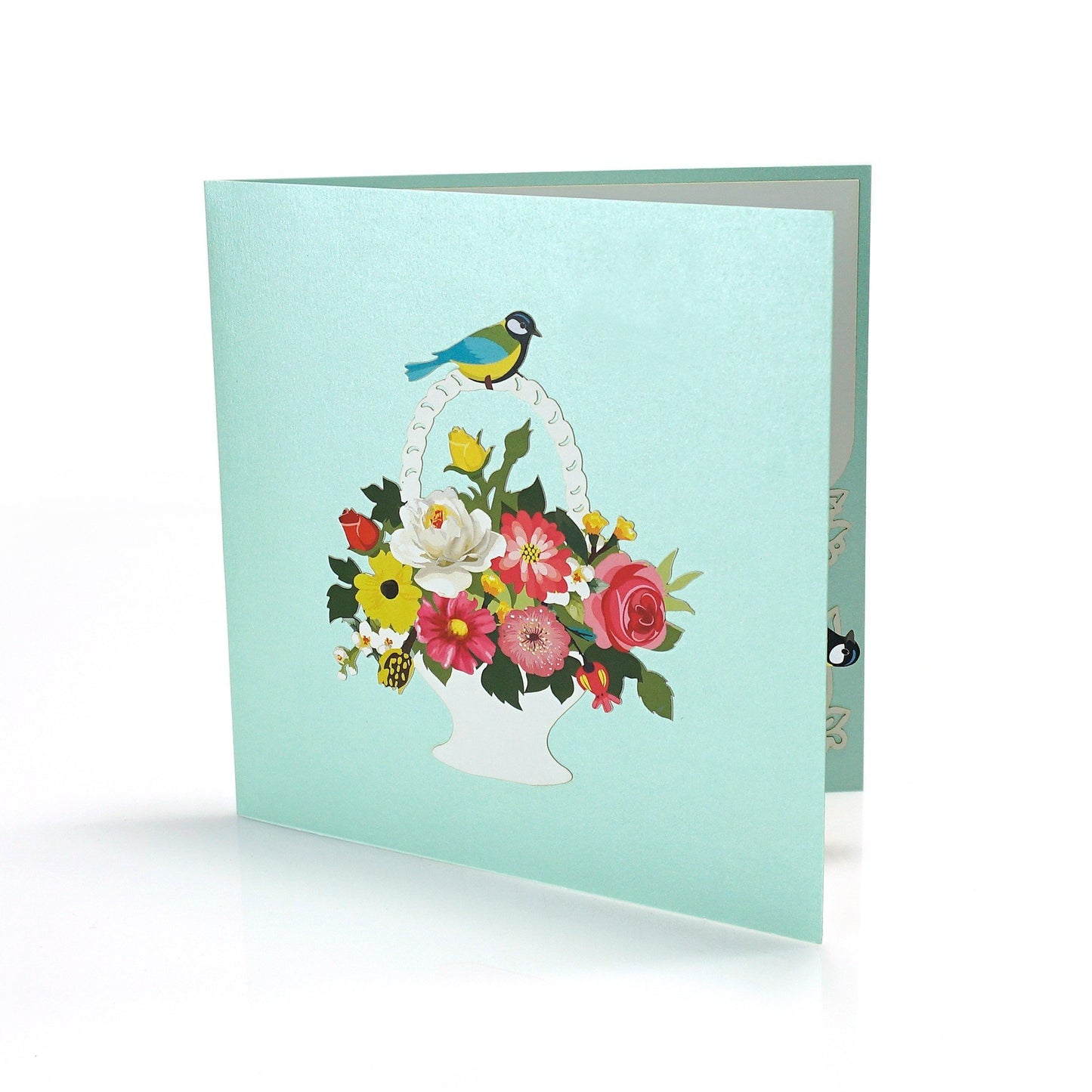 Flower Basket Pop Up Cards