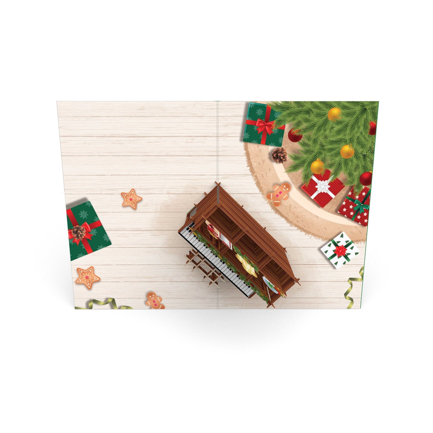 Xmas Piano Pop Up Cards