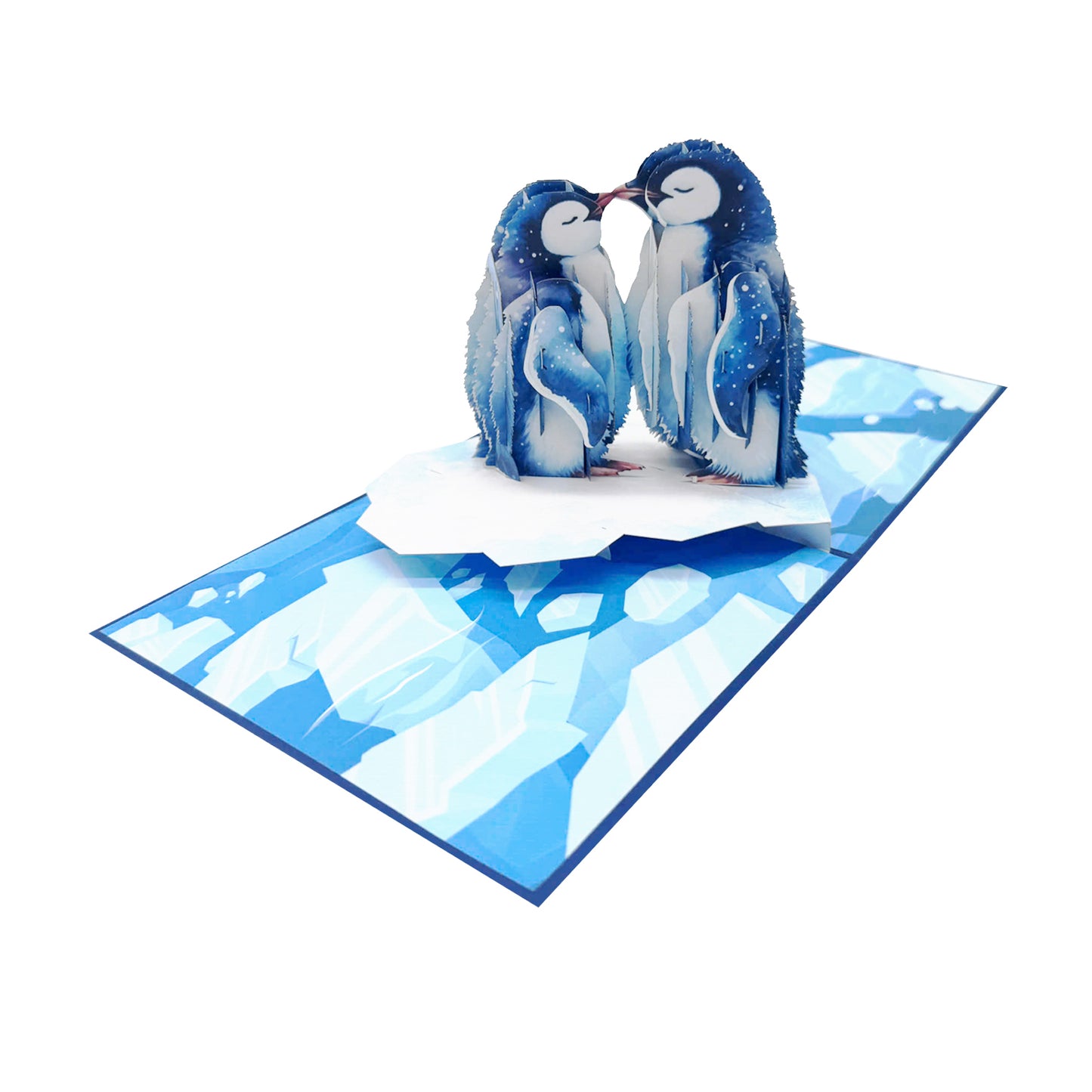 Penguin Couple Pop-Up Card
