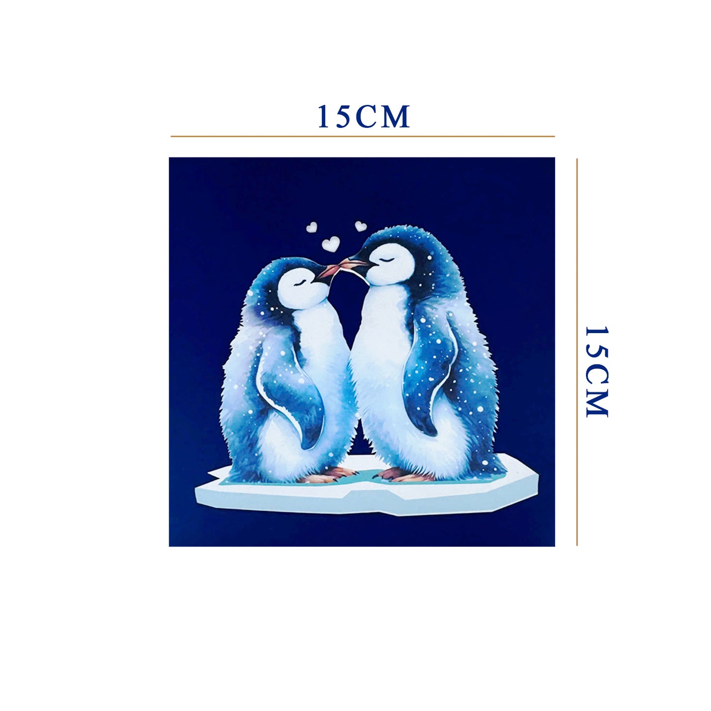 Penguin Couple Pop-Up Card