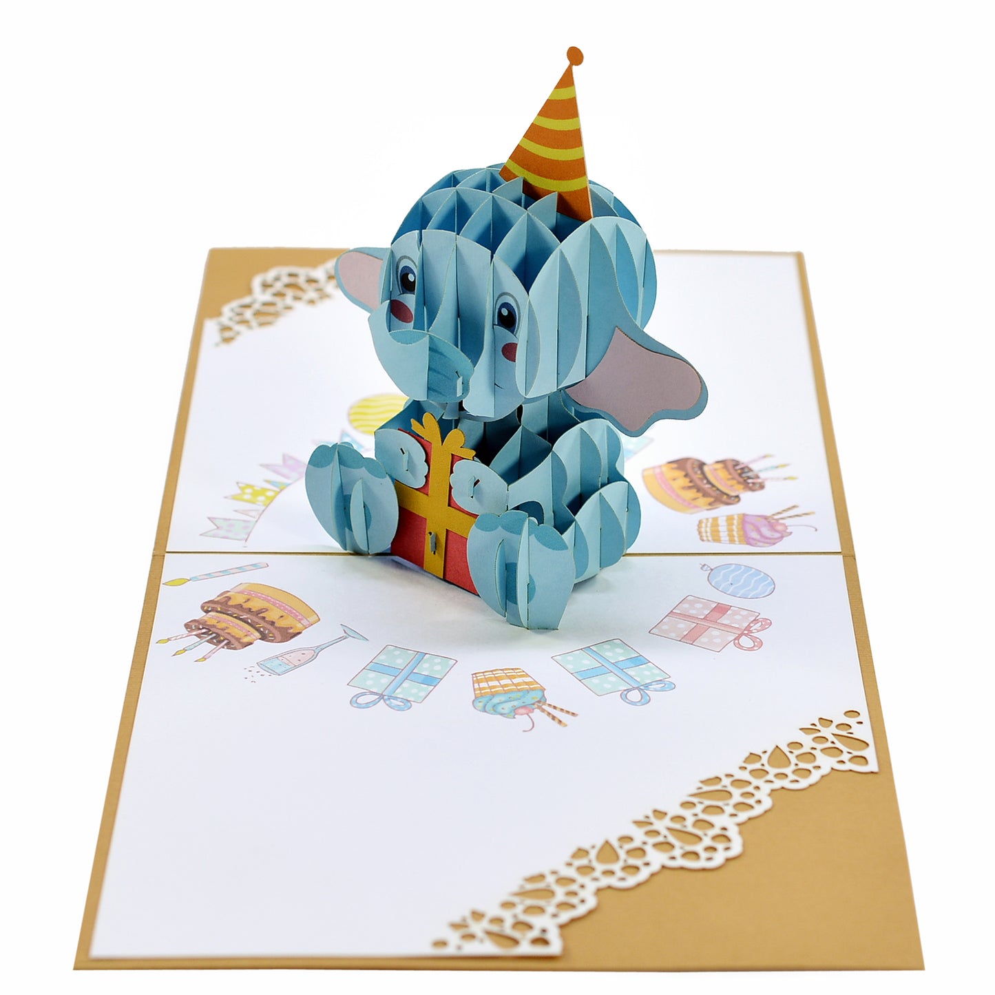 Elephant Birthday Pop Up Cards