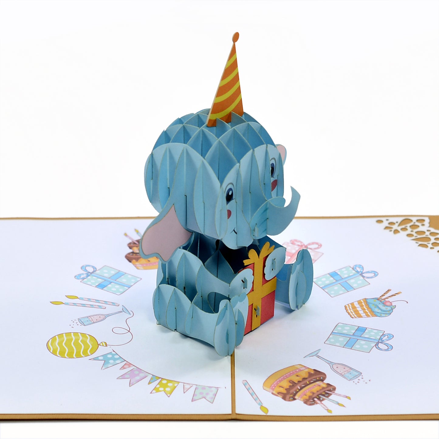 Elephant Birthday Pop Up Cards
