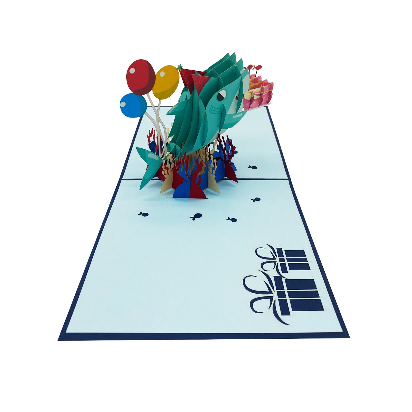 Happy Birthday Shark Pop Up Card