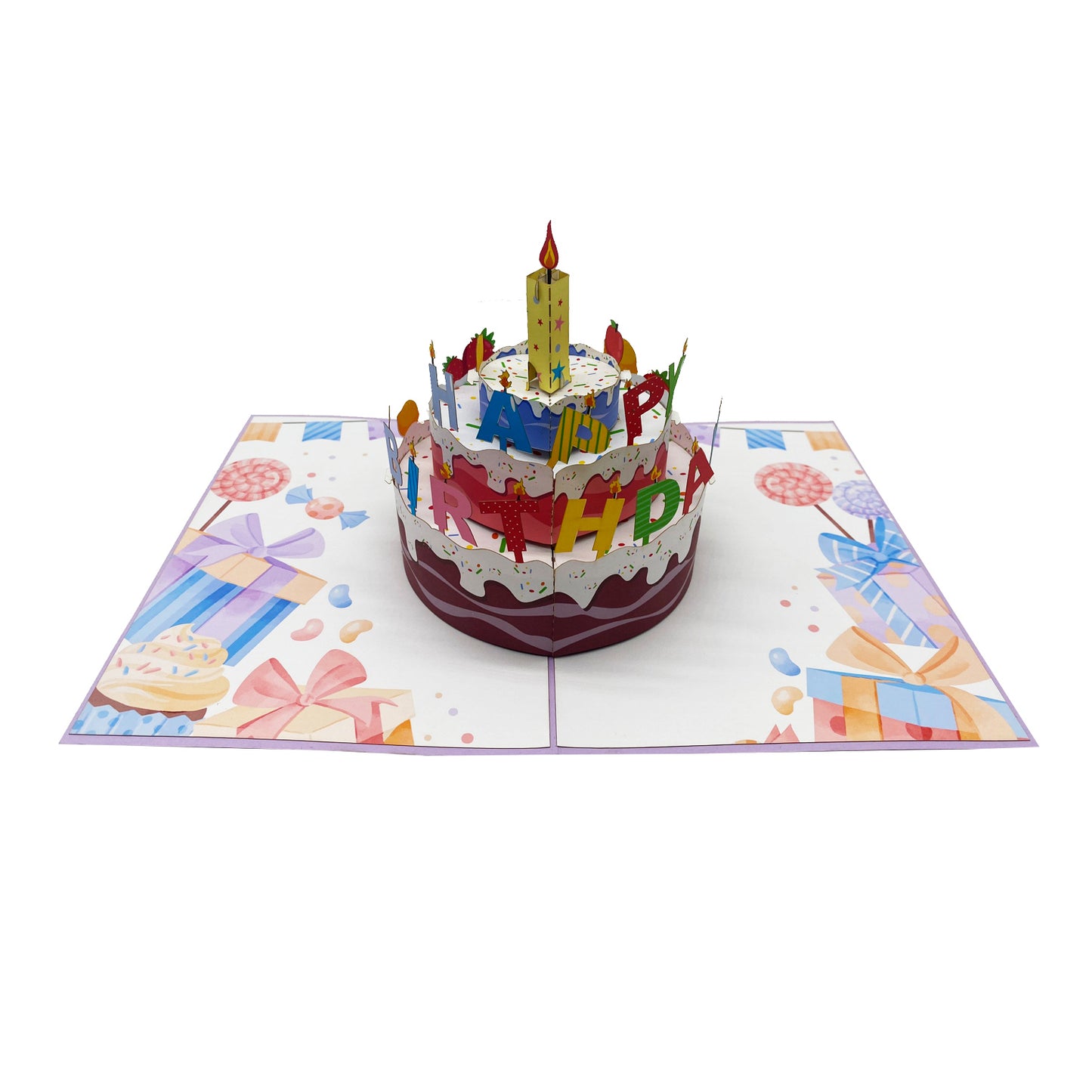 Birthday Cake Pop Up Card
