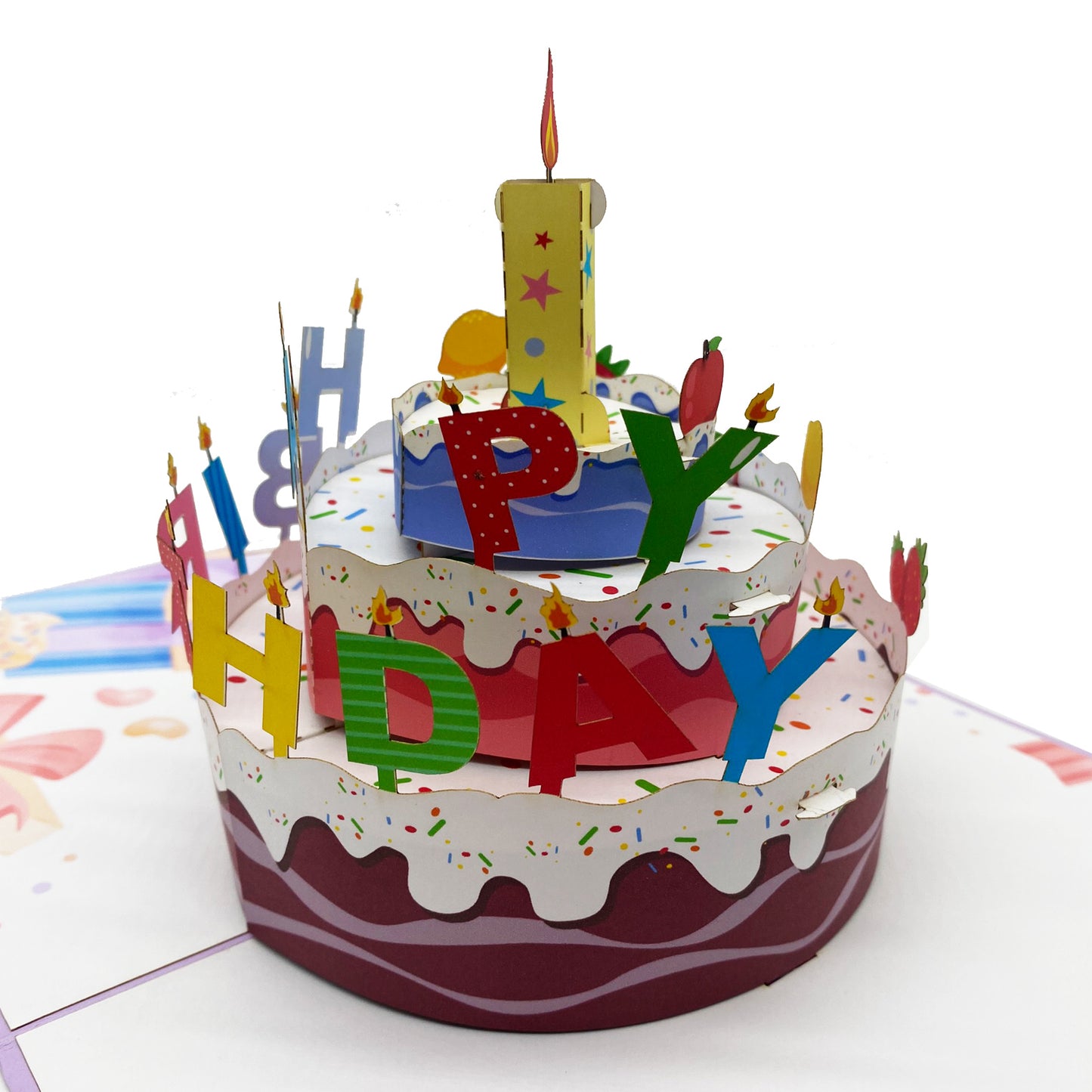 Birthday Cake Pop Up Card