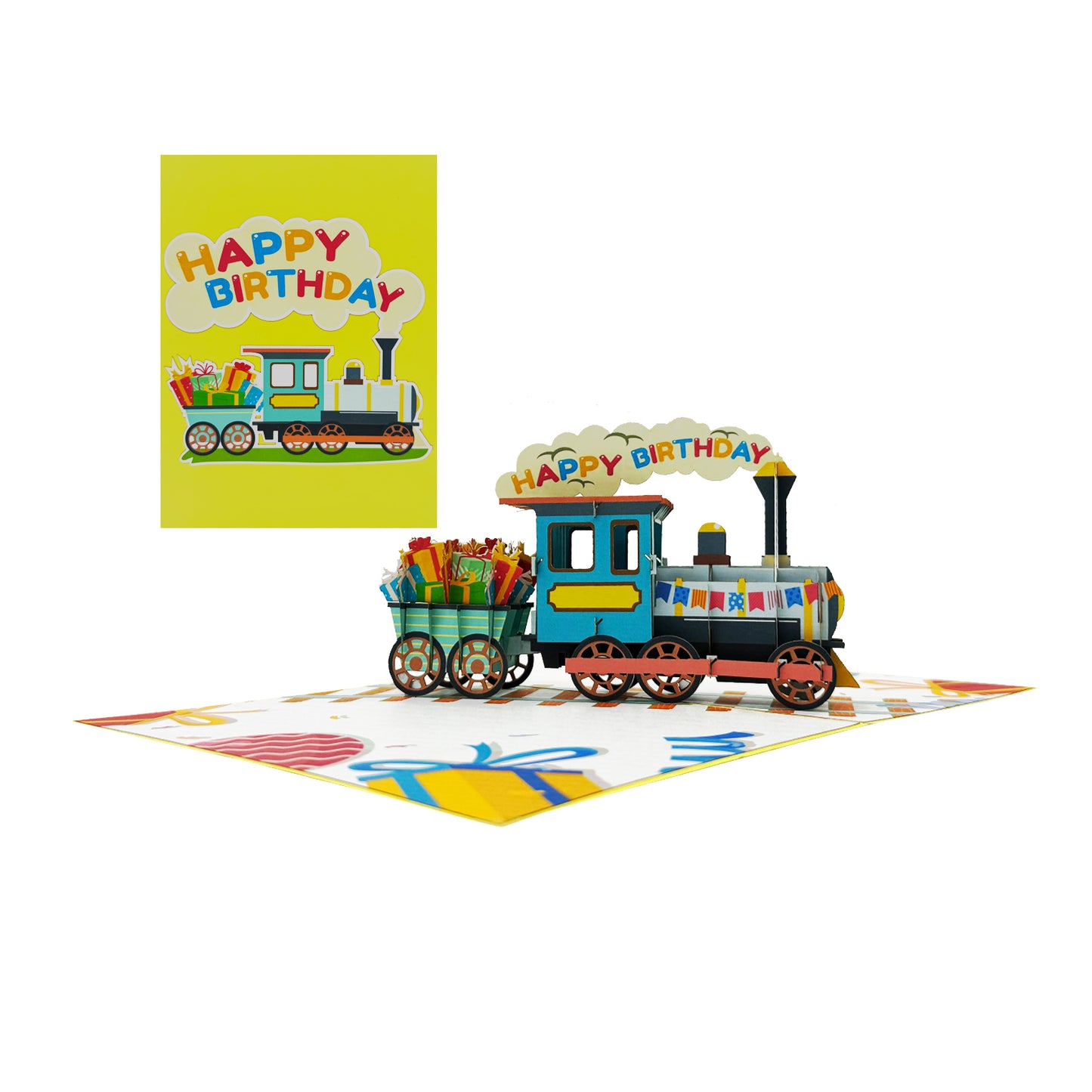 Train Pop Up Card