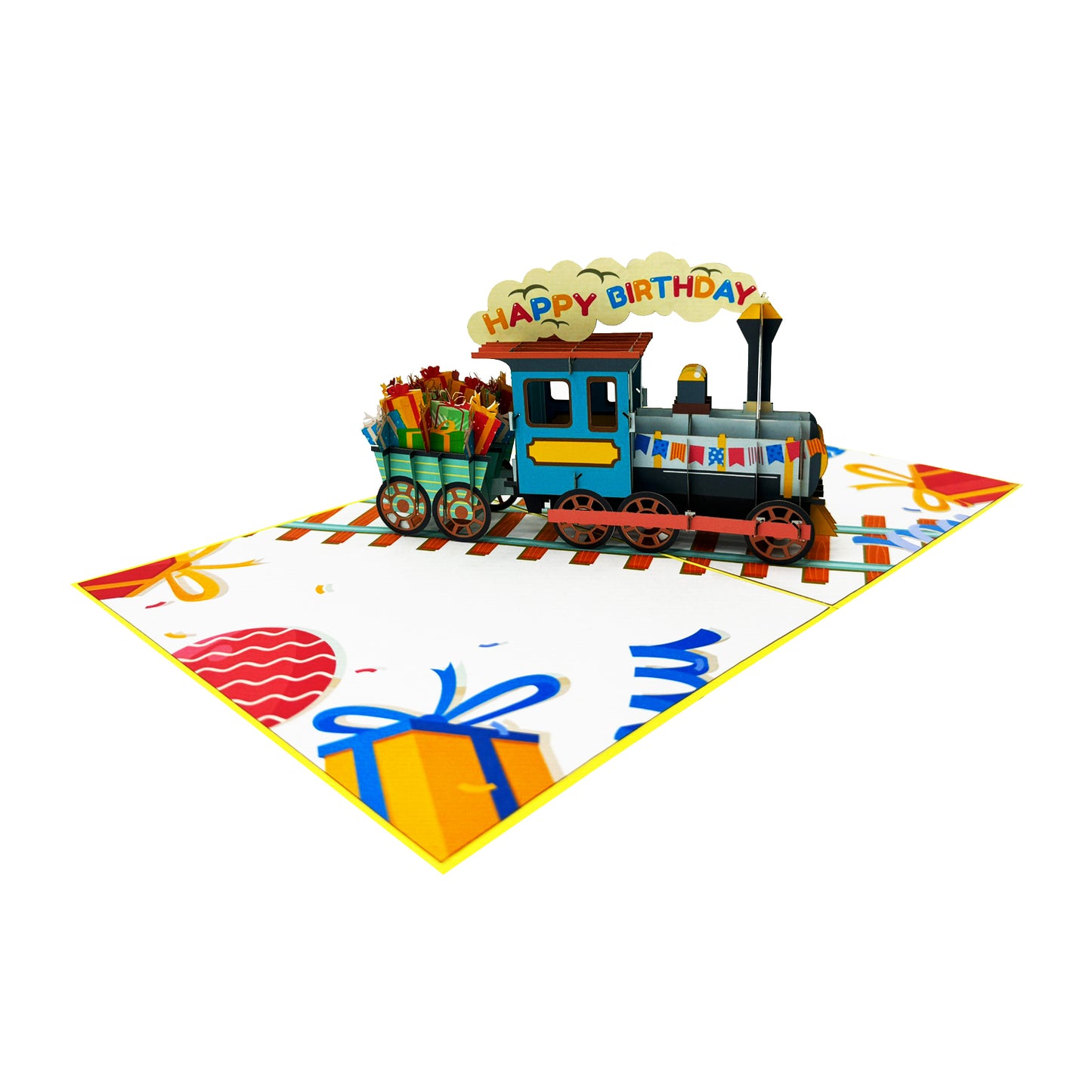 Train Pop Up Card