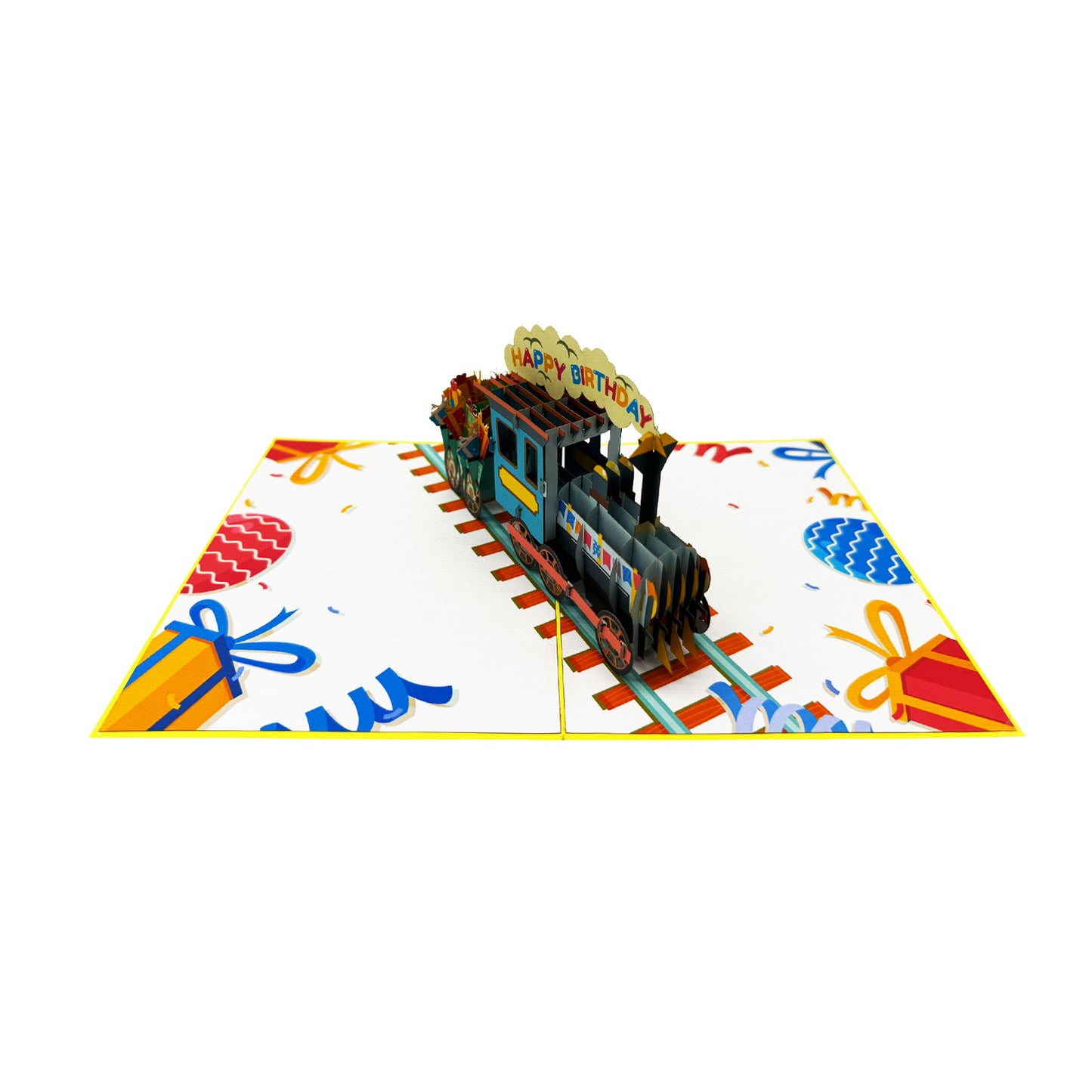 Train Pop Up Card