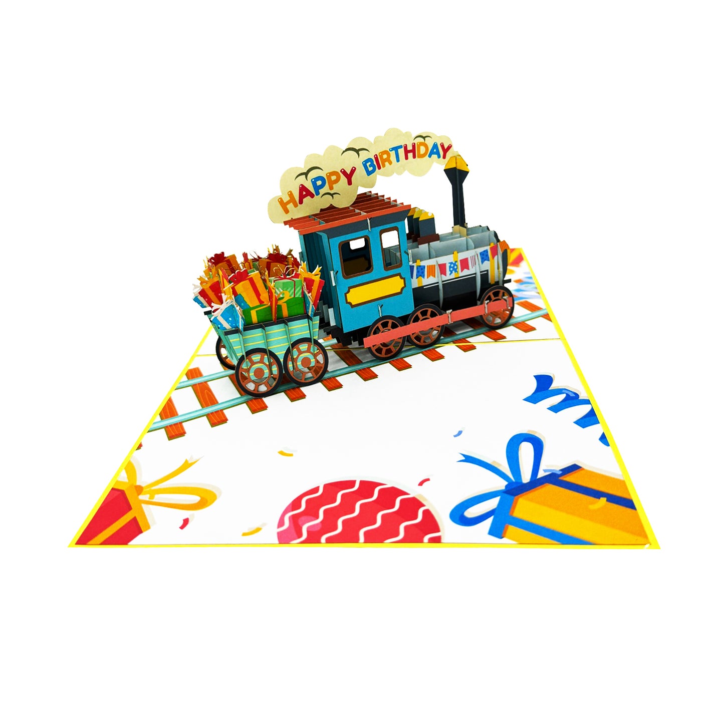 Train Pop Up Card