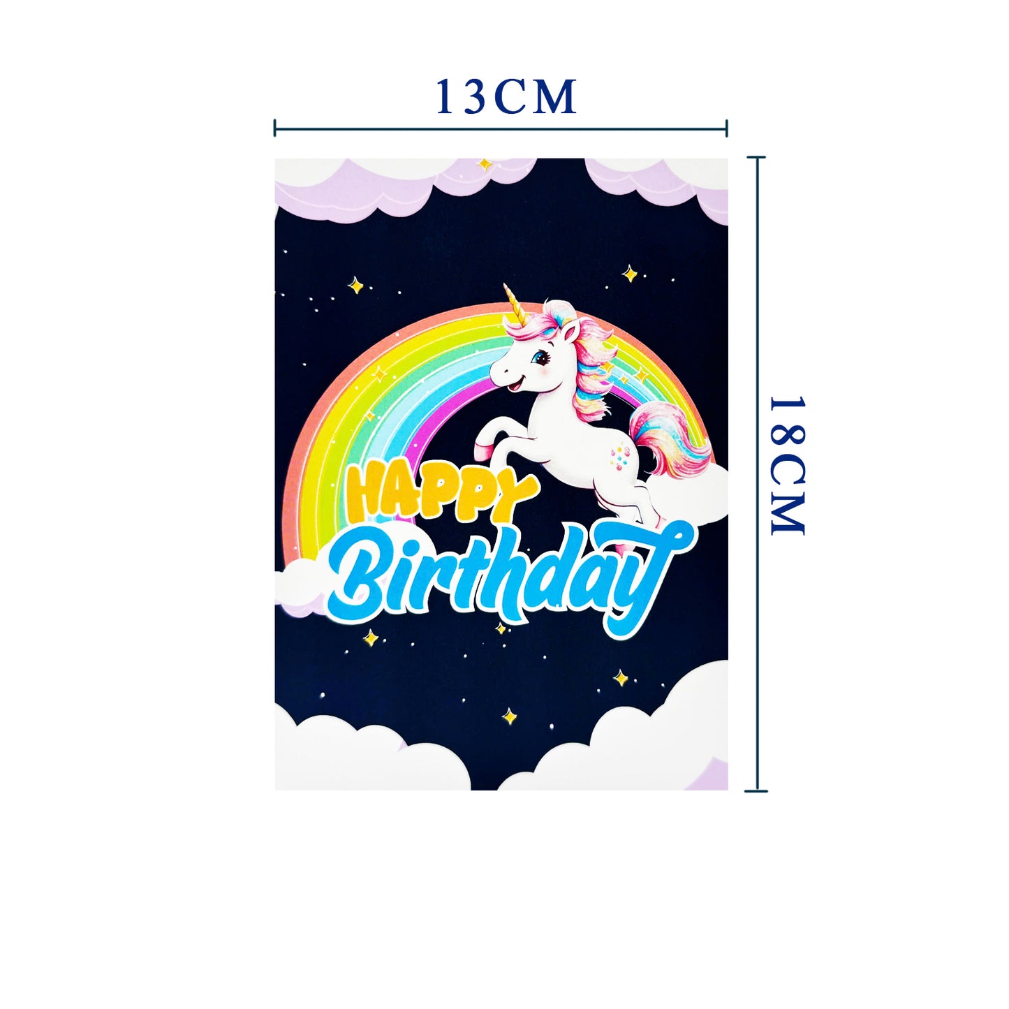 Unicorn birthday Pop Up Greeting Card