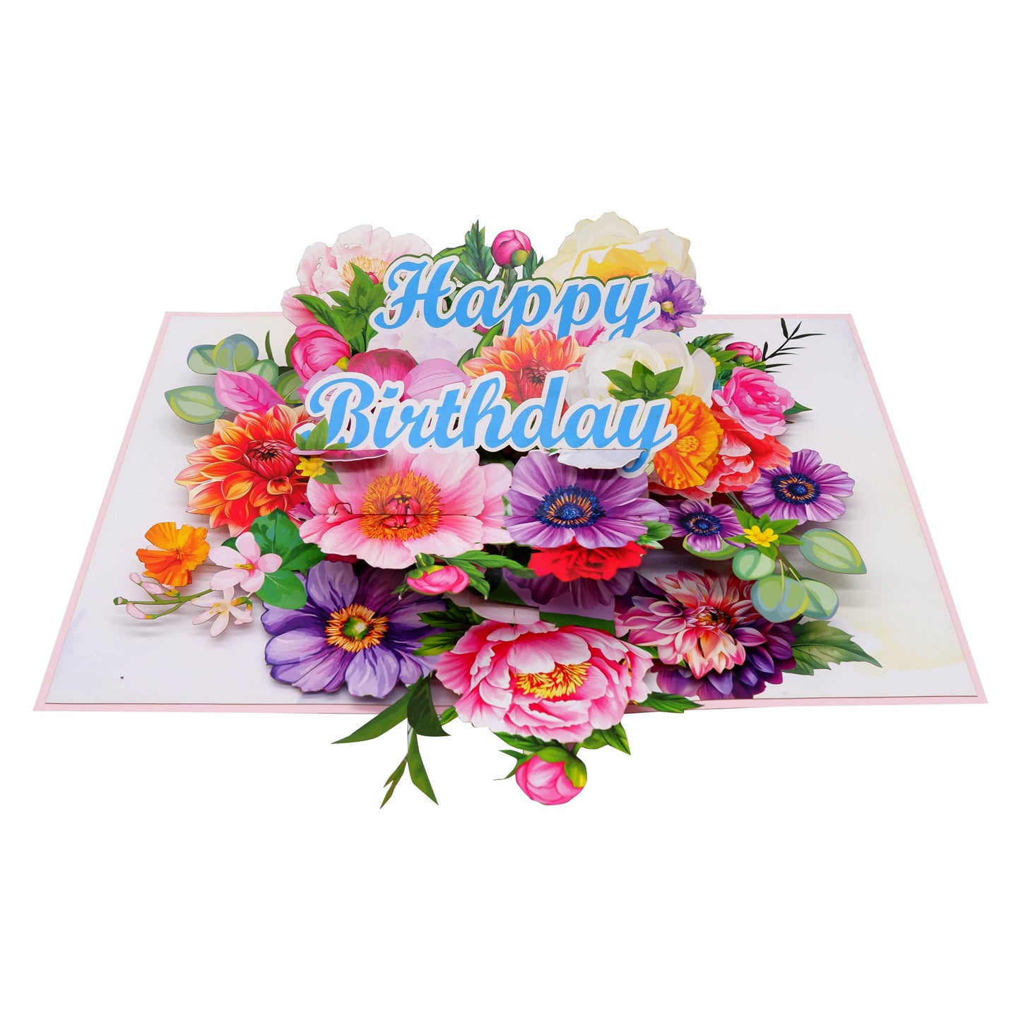 Floral Birthday Panda Pop-Up Card