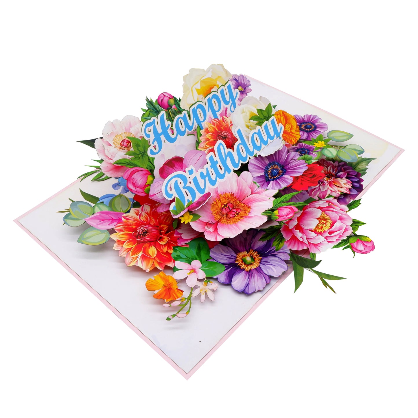 Floral Birthday Panda Pop-Up Card