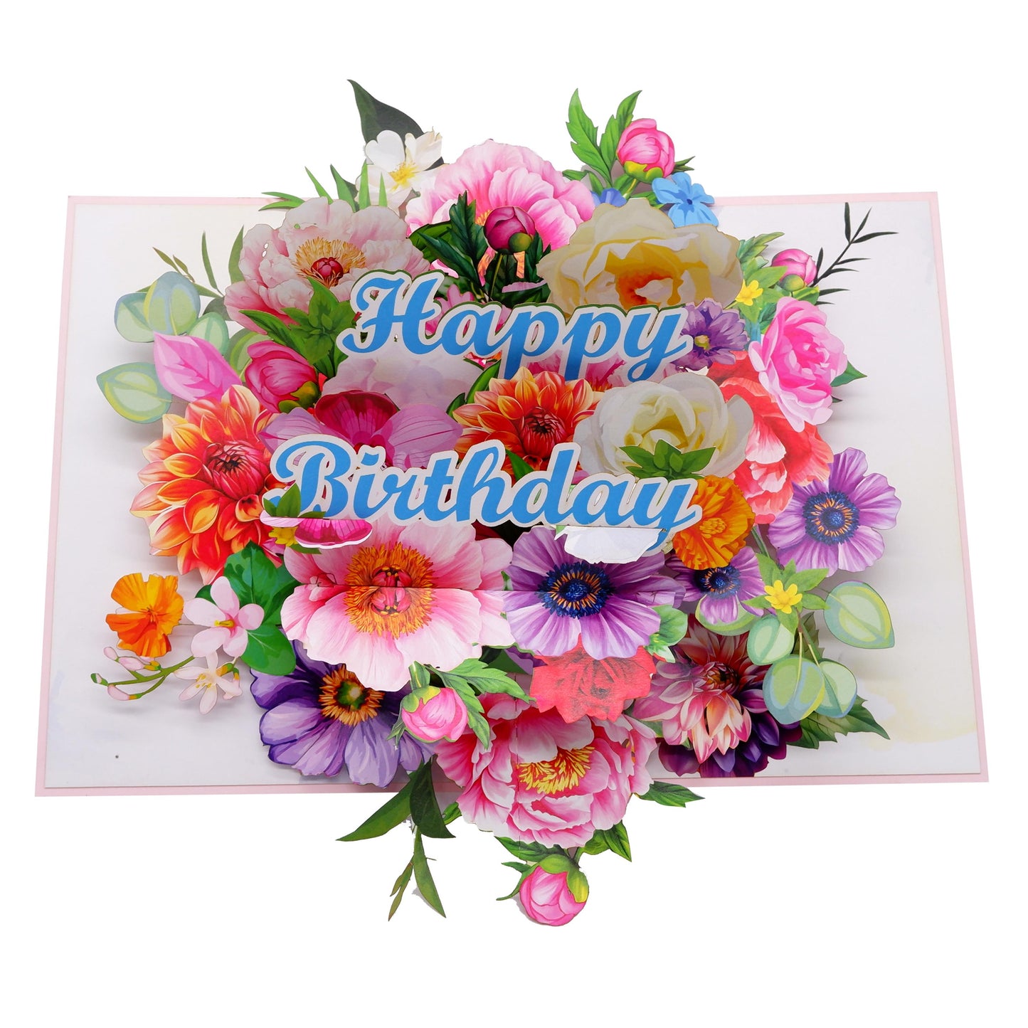Floral Birthday Panda Pop-Up Card