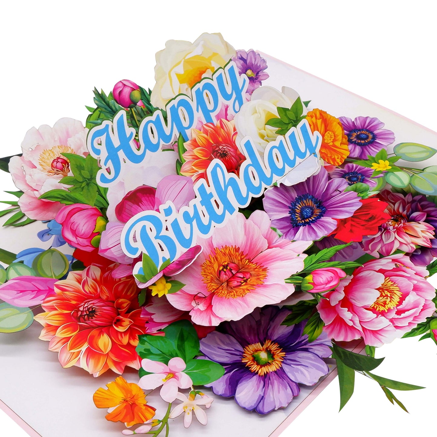 Floral Birthday Panda Pop-Up Card