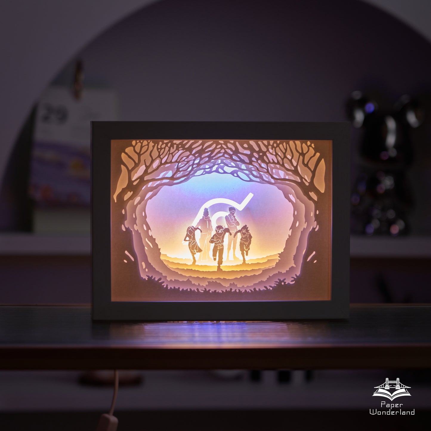 Paper Cut Light Box Paper Carving Light Box -1