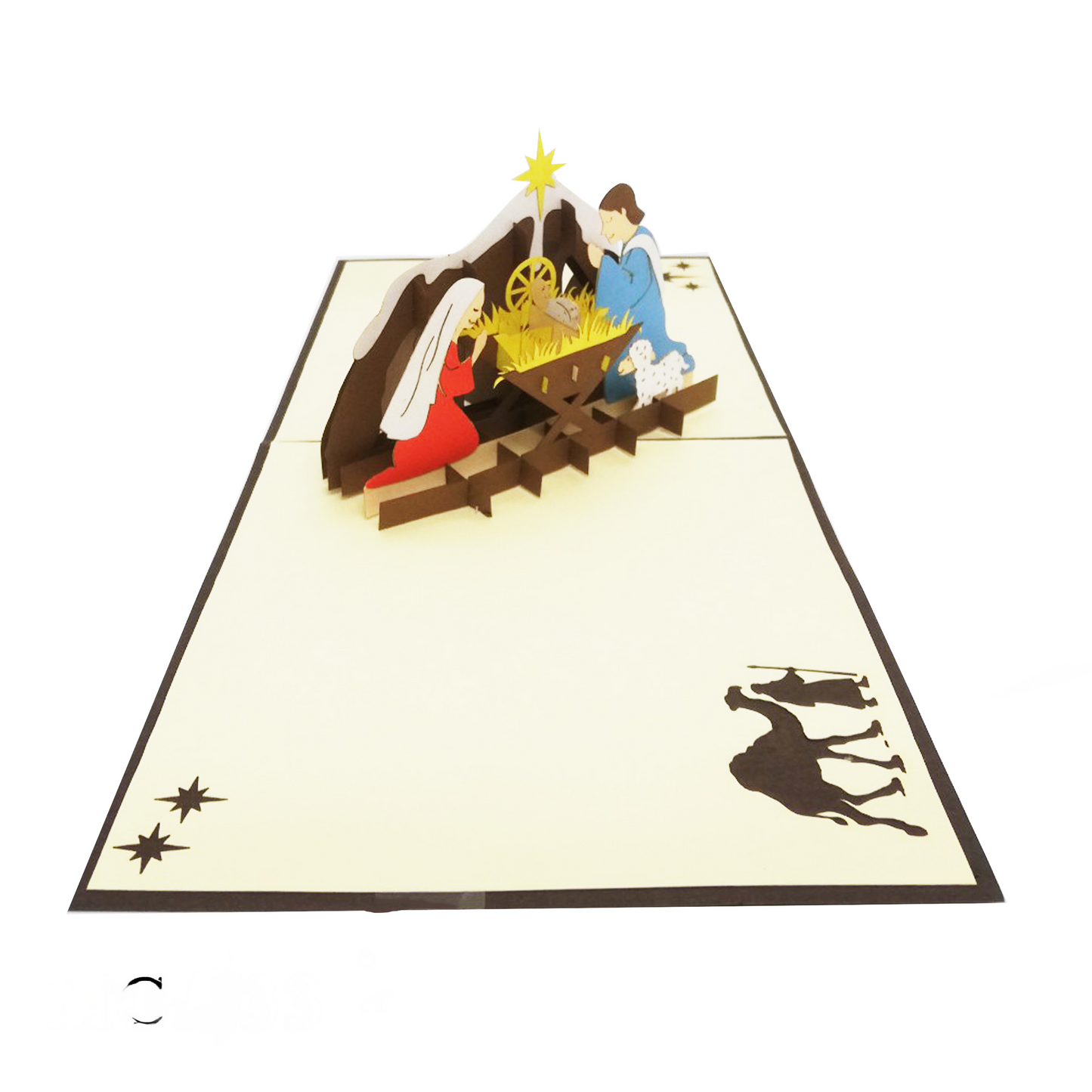Nativity 4 Pop Up Card