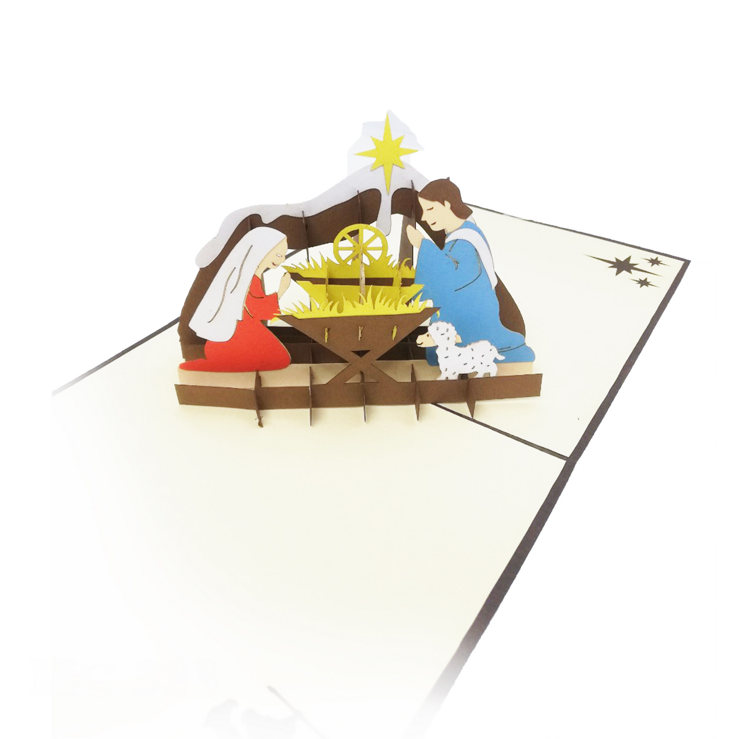 Nativity 4 Pop Up Card