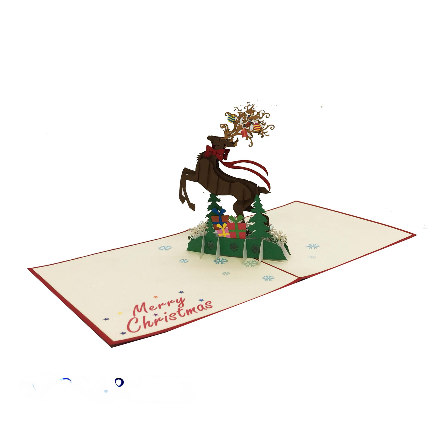 Noel Reindeer Pop Up Card