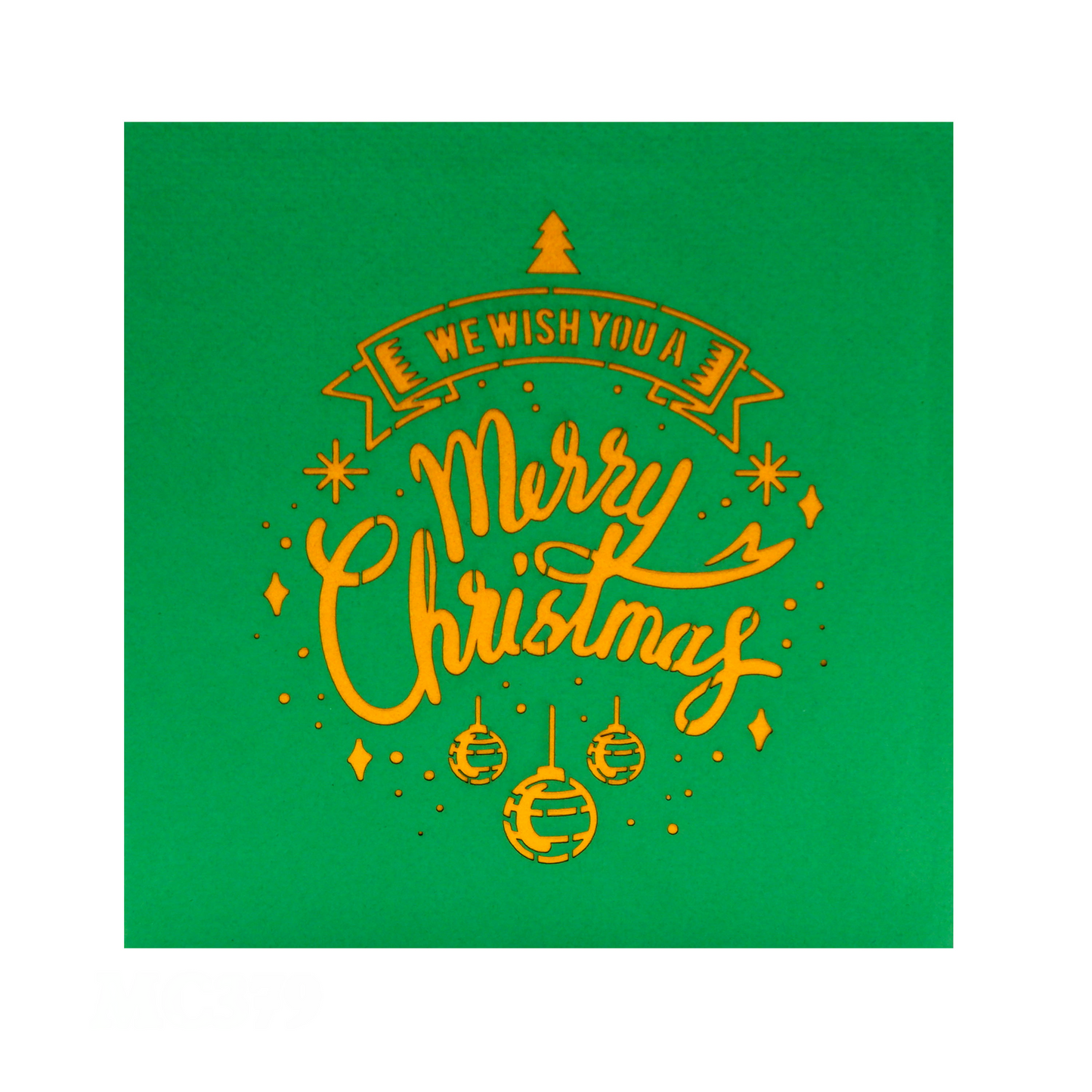Funny Noel Tree Pop Up Card